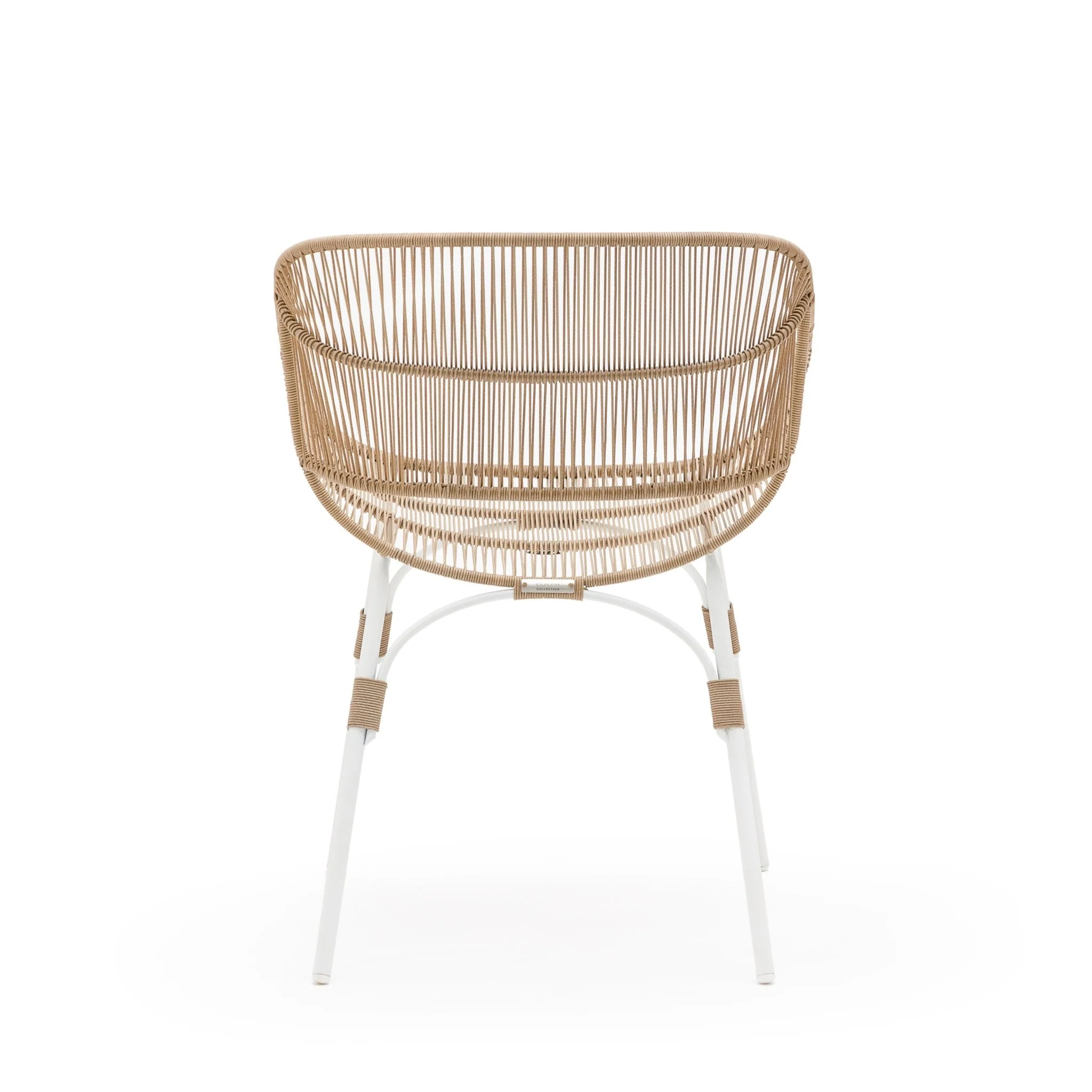 Marina Dining Armchair - Stonewhite & Natural - Image 5