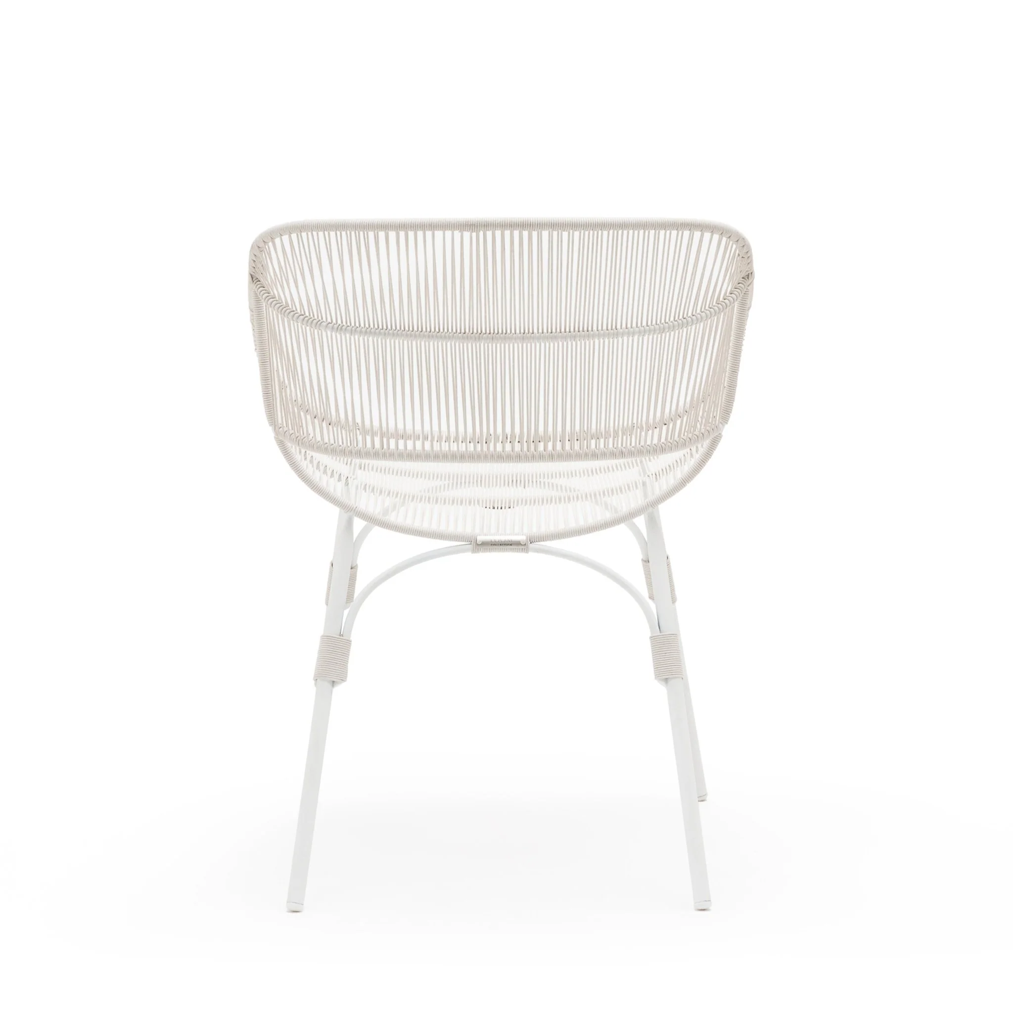 Marina Dining Armchair - Stonewhite & Chalk - Image 5