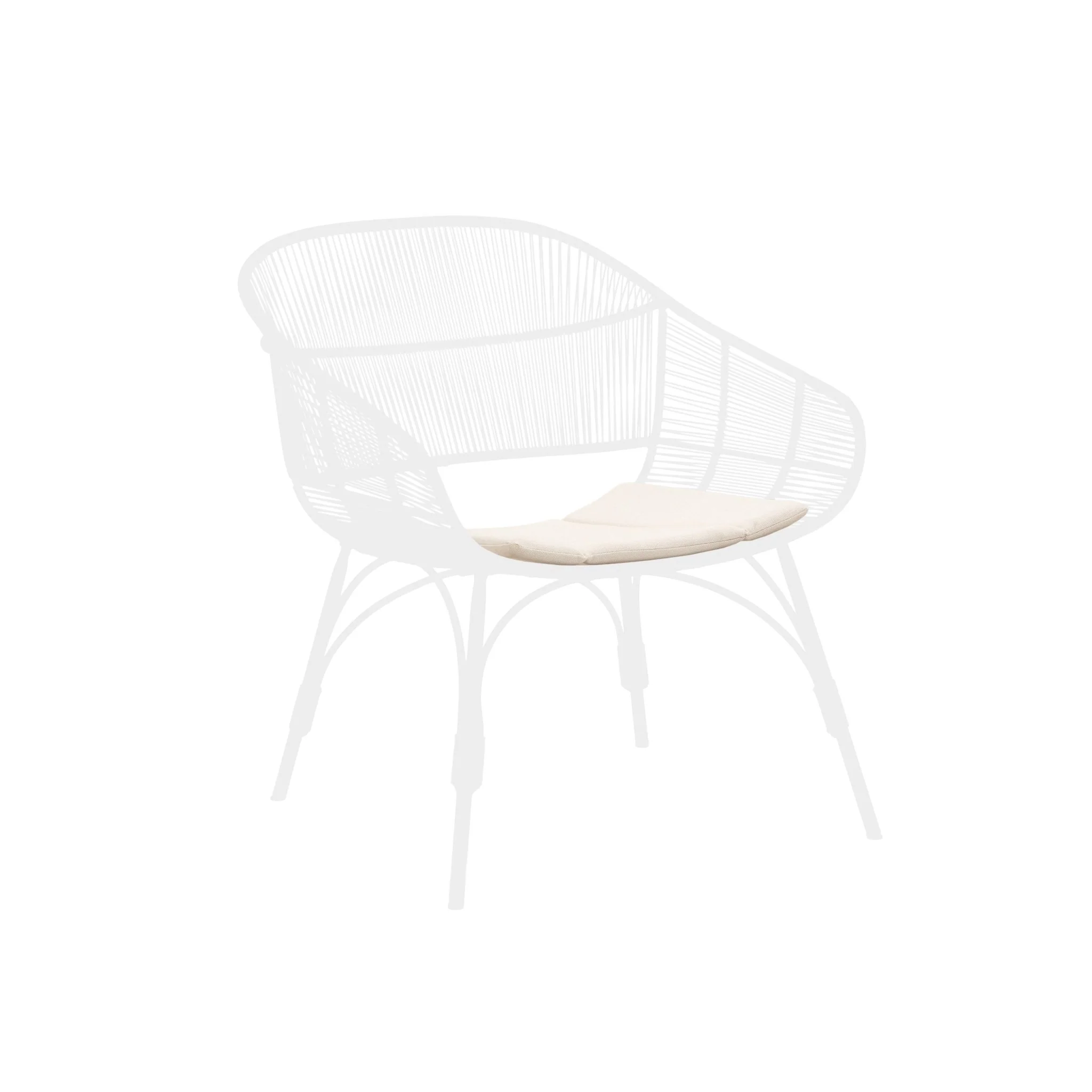 Marina Lounge Chair Cushion - Canvas Sand