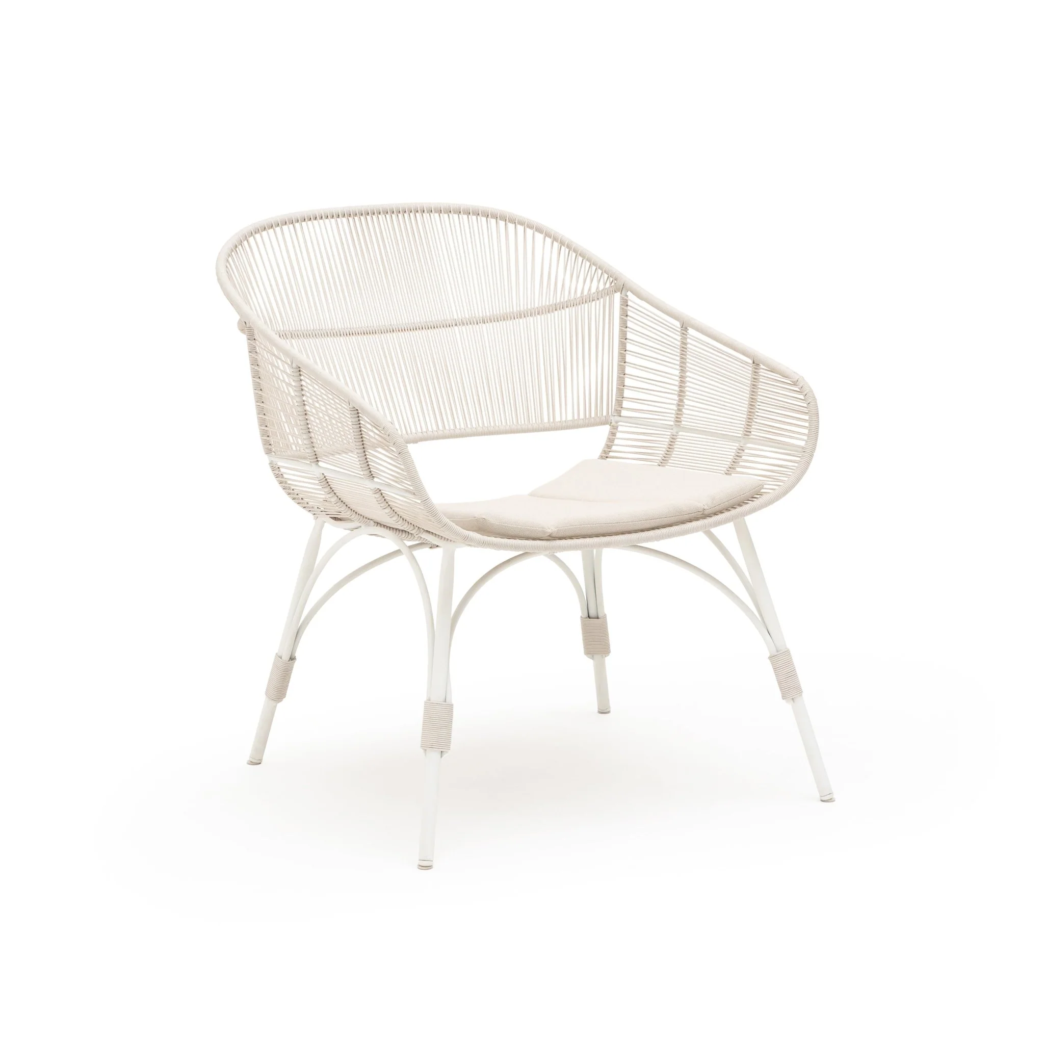 Marina Lounge Chair - Stonewhite Chalk - Image 2