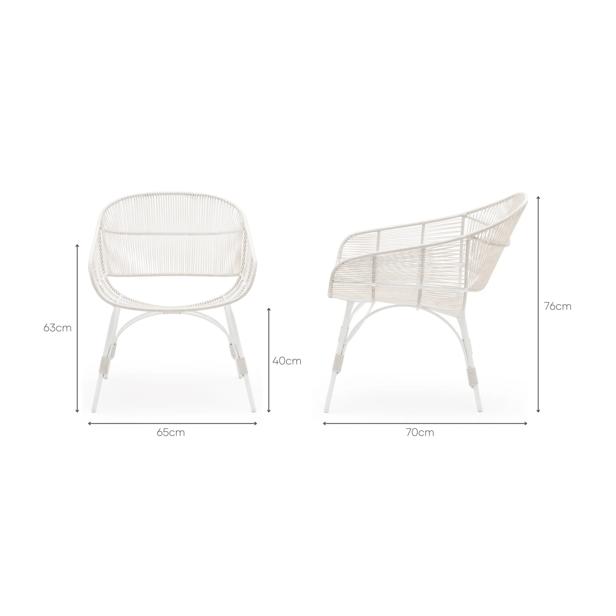 Marina Lounge Chair - Stonewhite Chalk - Image 21