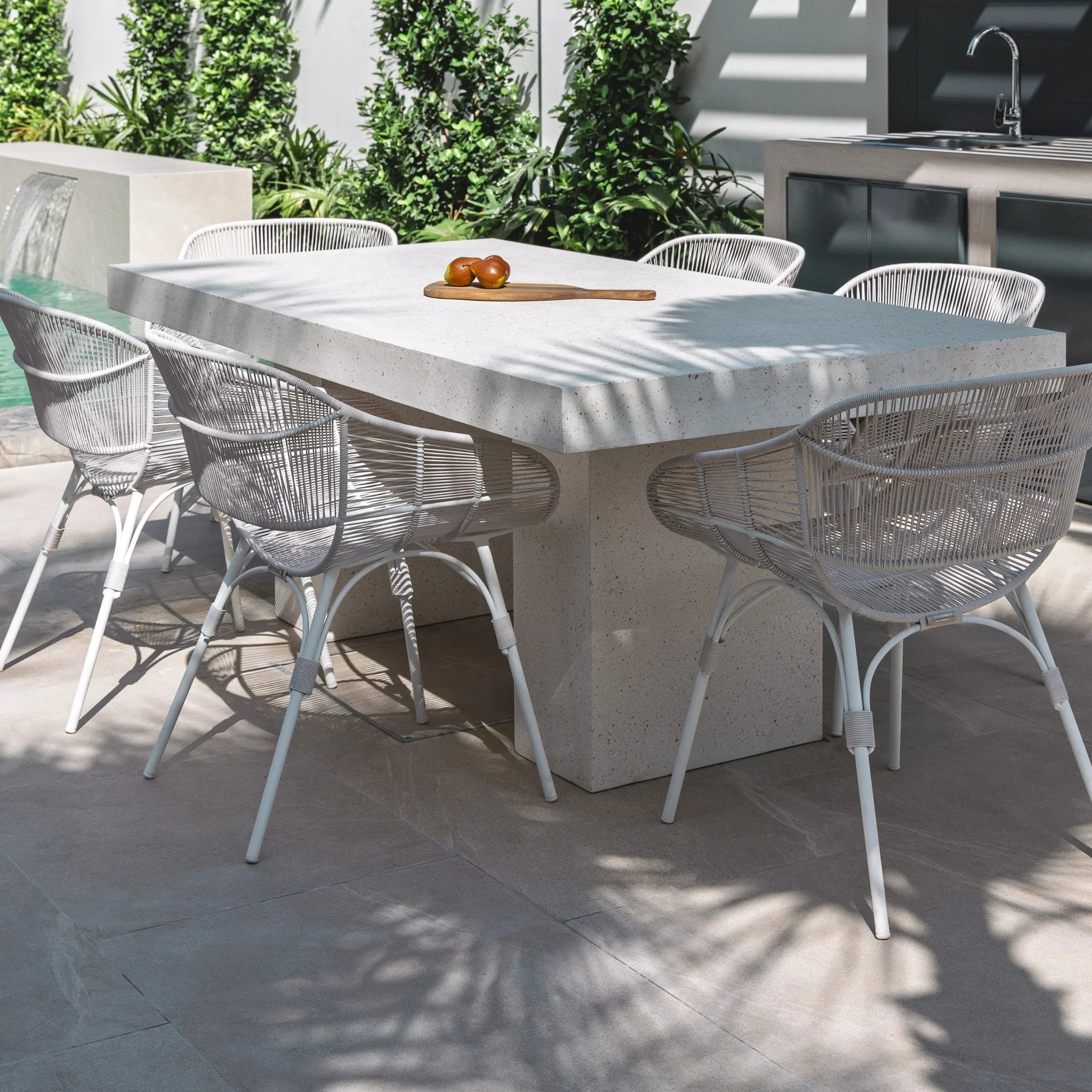 Marina Lounge Chair - Stonewhite Chalk - Image 3