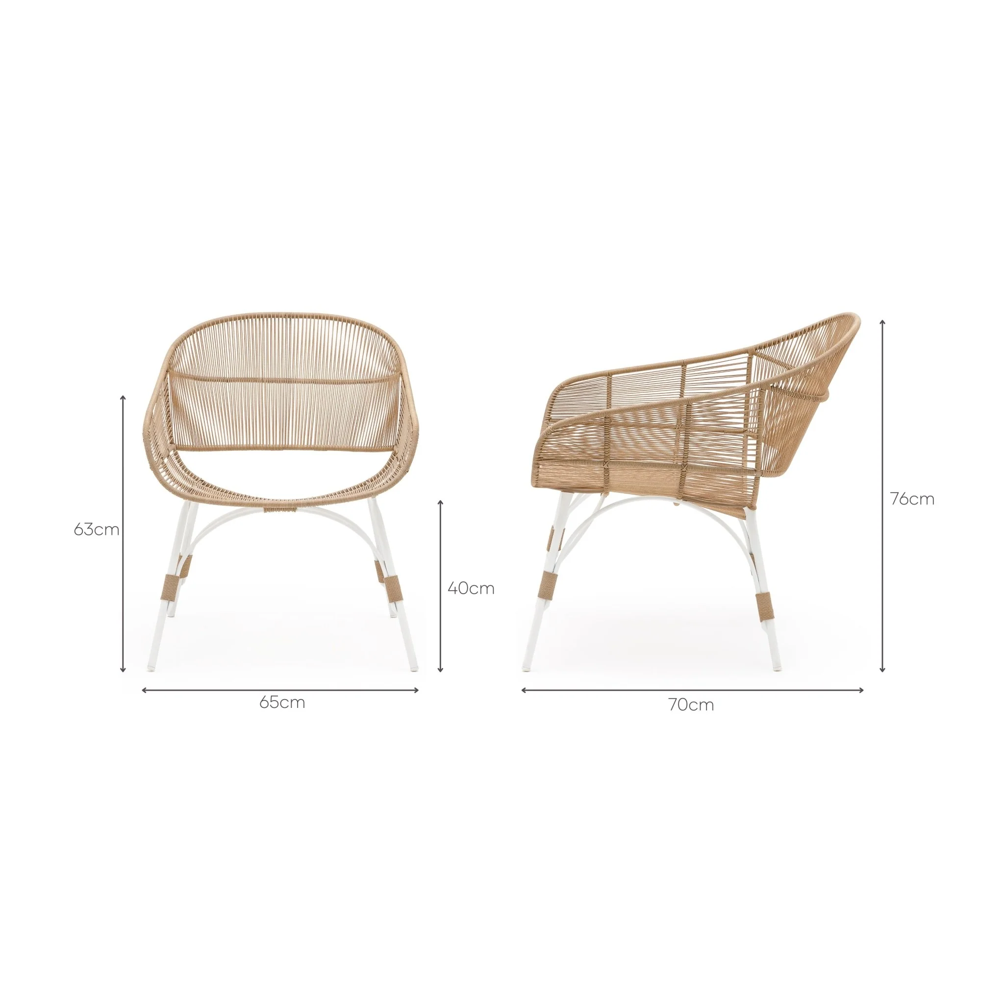 Marina Lounge Chair - Stonewhite Natural - Image 19