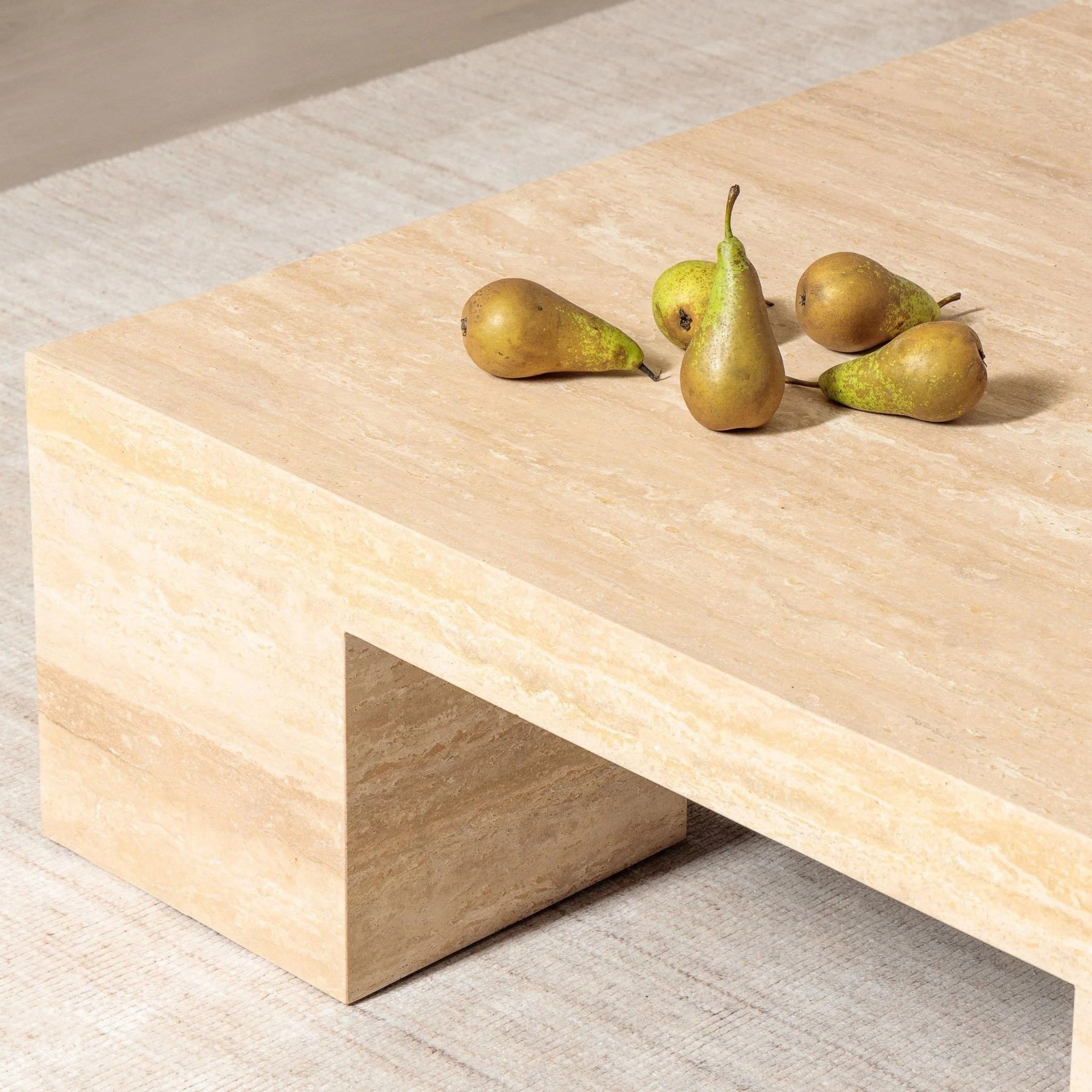 Marlowe Coffee Table - Travertine - Image 10