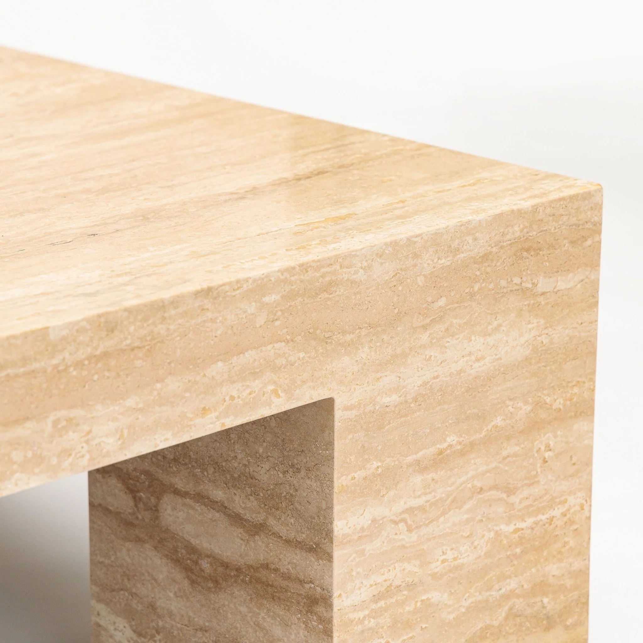 Marlowe Coffee Table - Travertine - Image 4