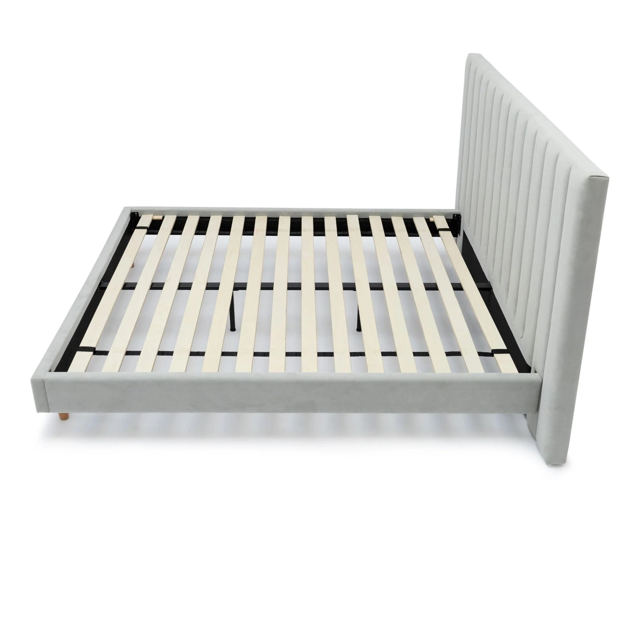 Martina Standard Bed - Silver - Image 3