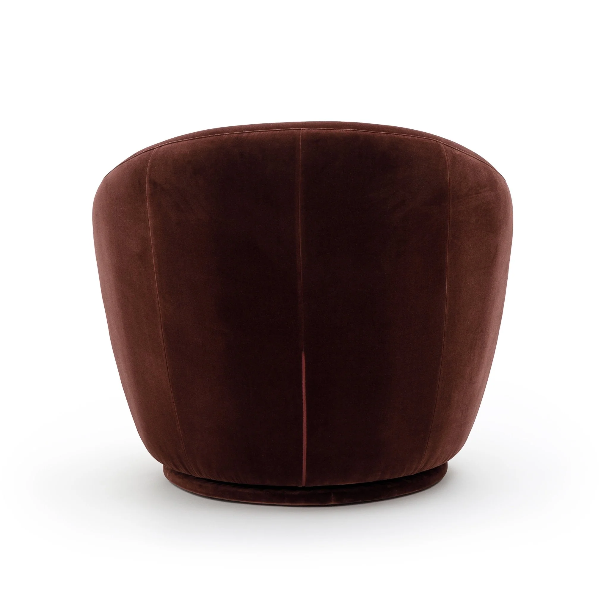 Meg Swivel Chair - Burgundy - Image 4
