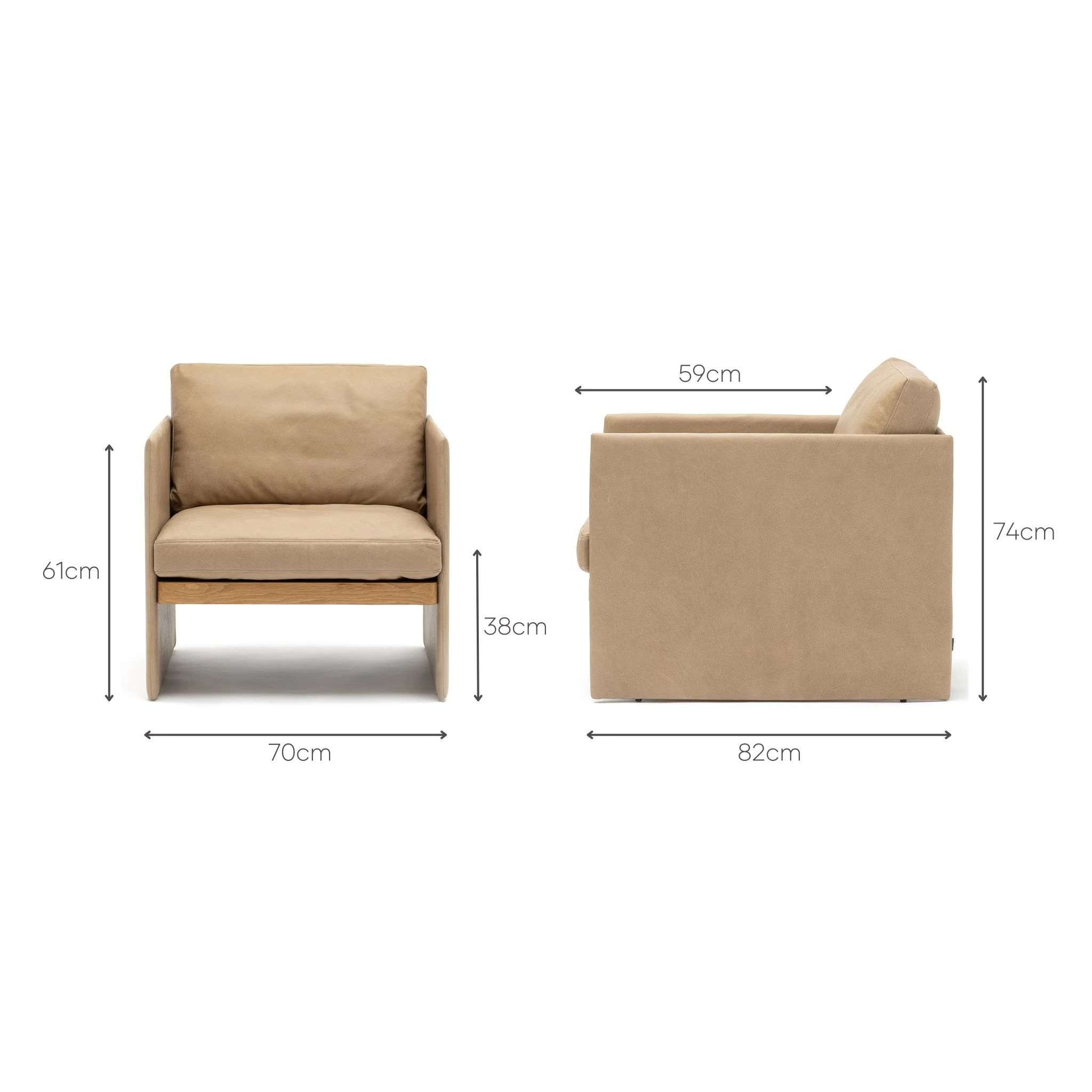 Miles Chair - Oak & Montana Desert - Image 8