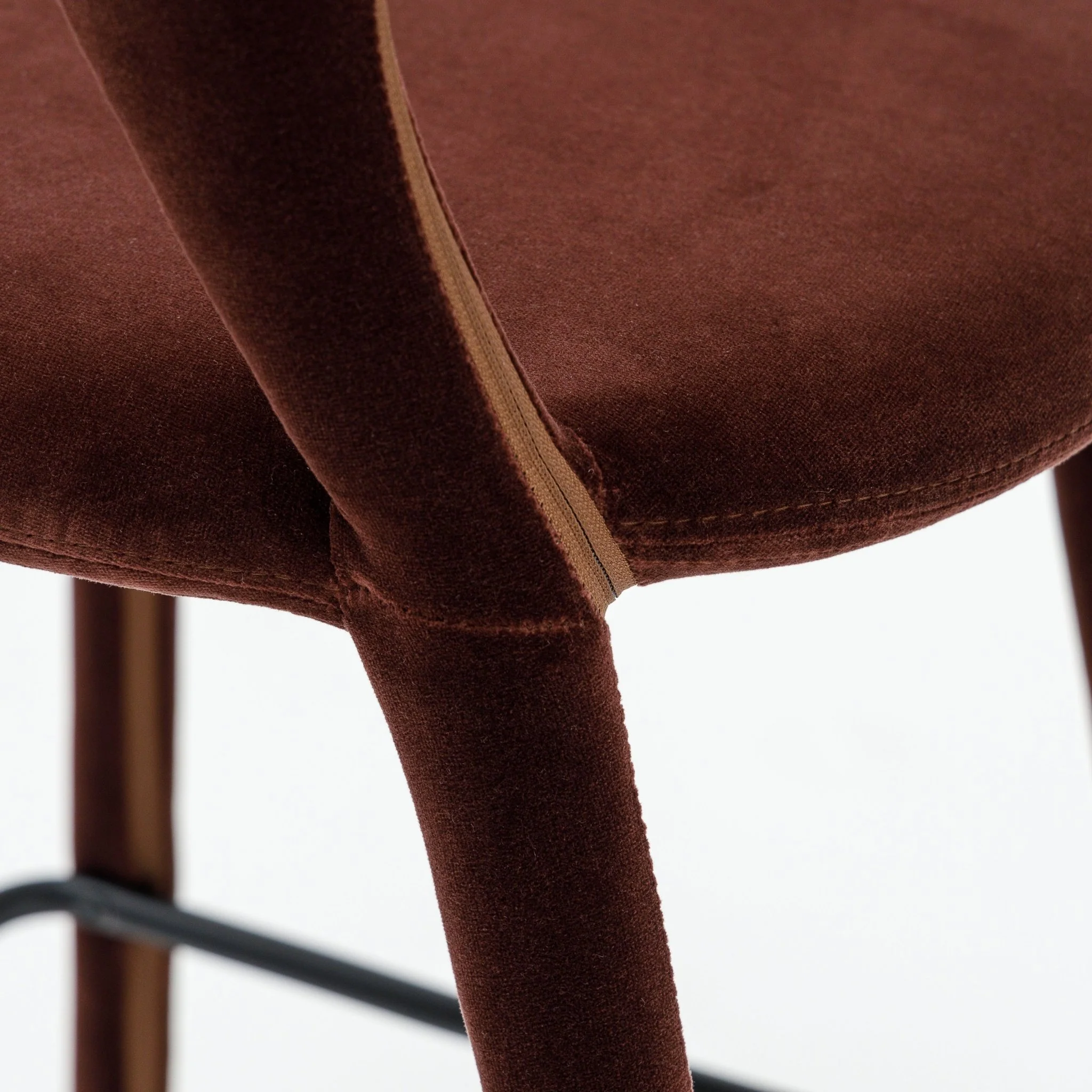 Monaco Counter Chair - Burgundy - Image 10