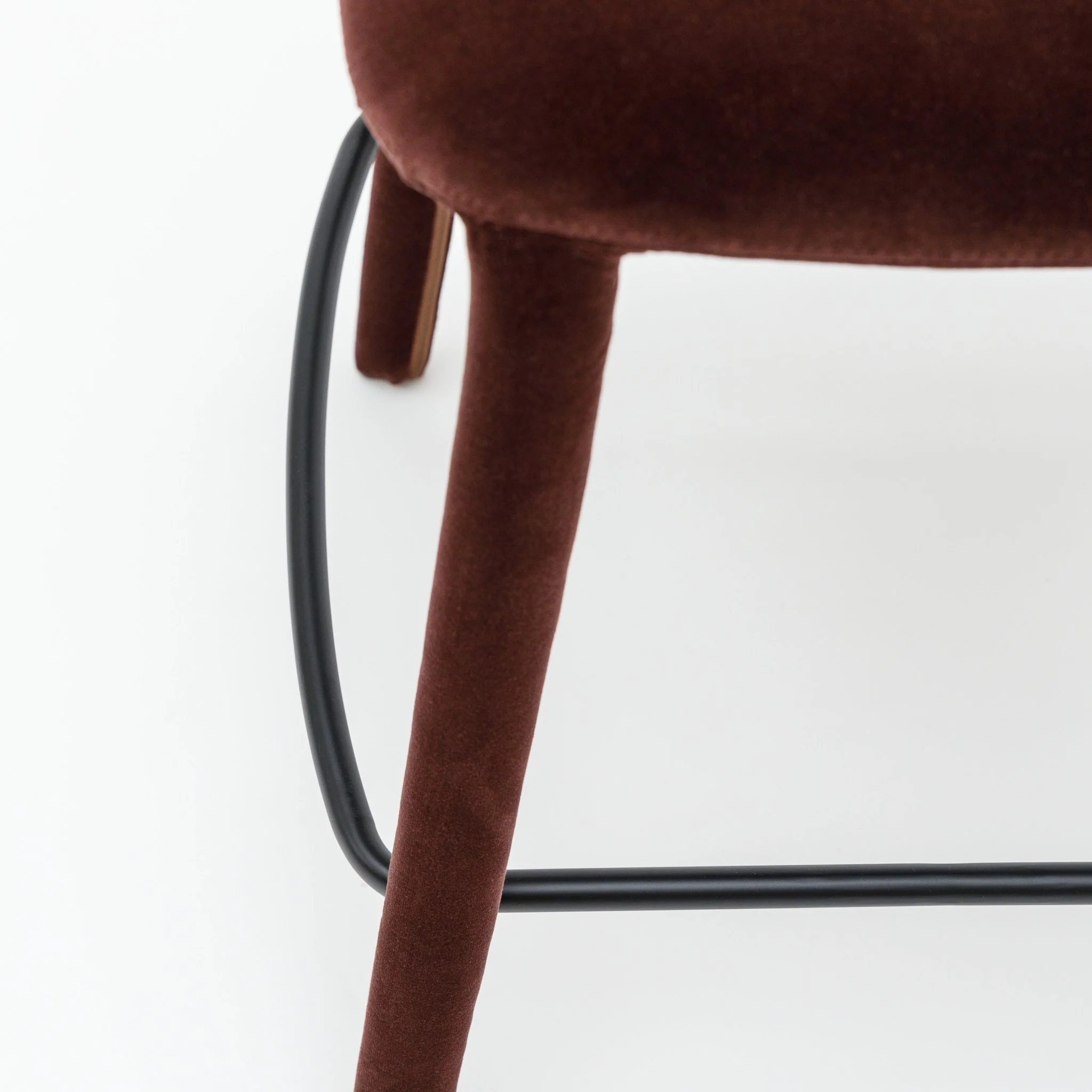 Monaco Counter Chair - Burgundy - Image 11