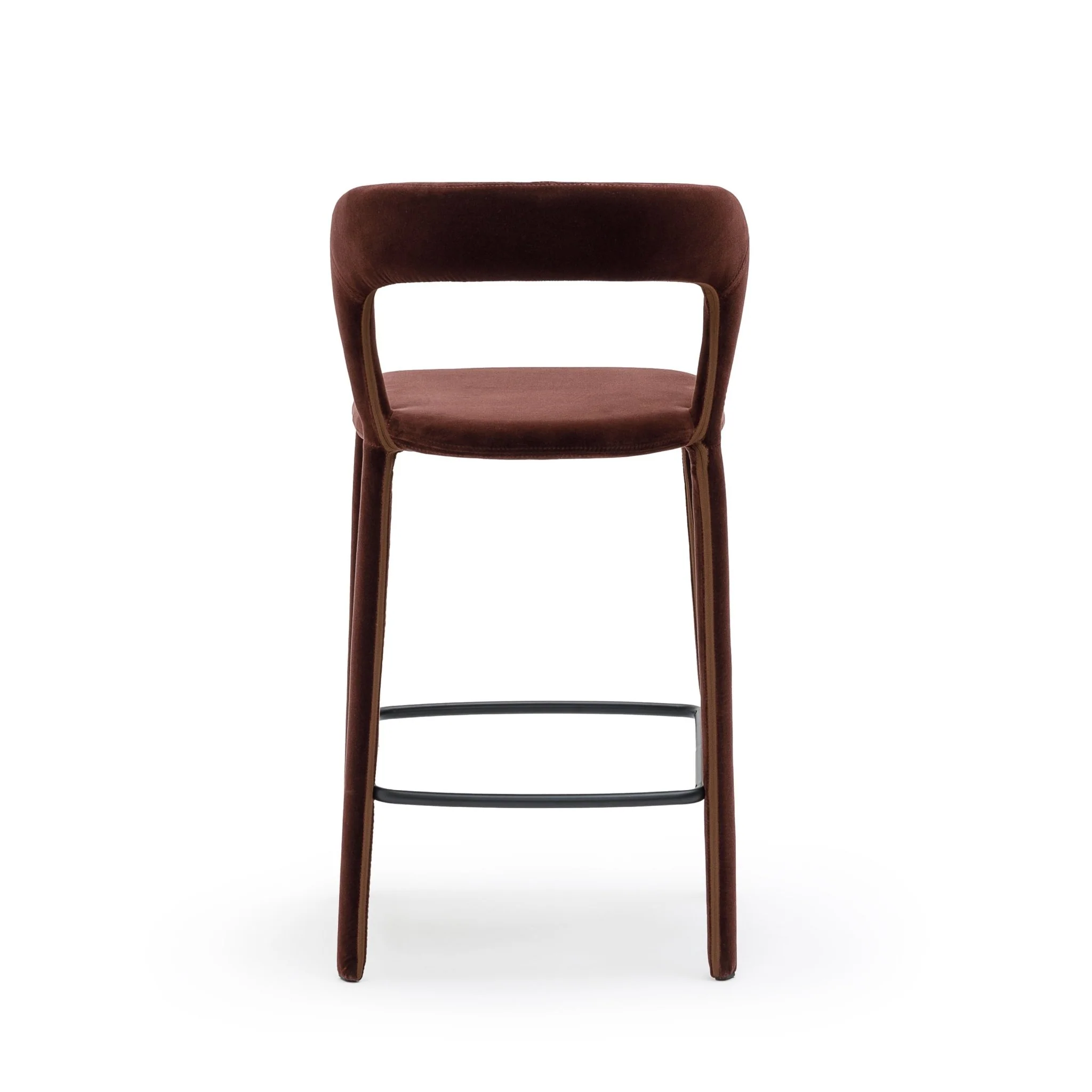 Monaco Counter Chair - Burgundy - Image 4