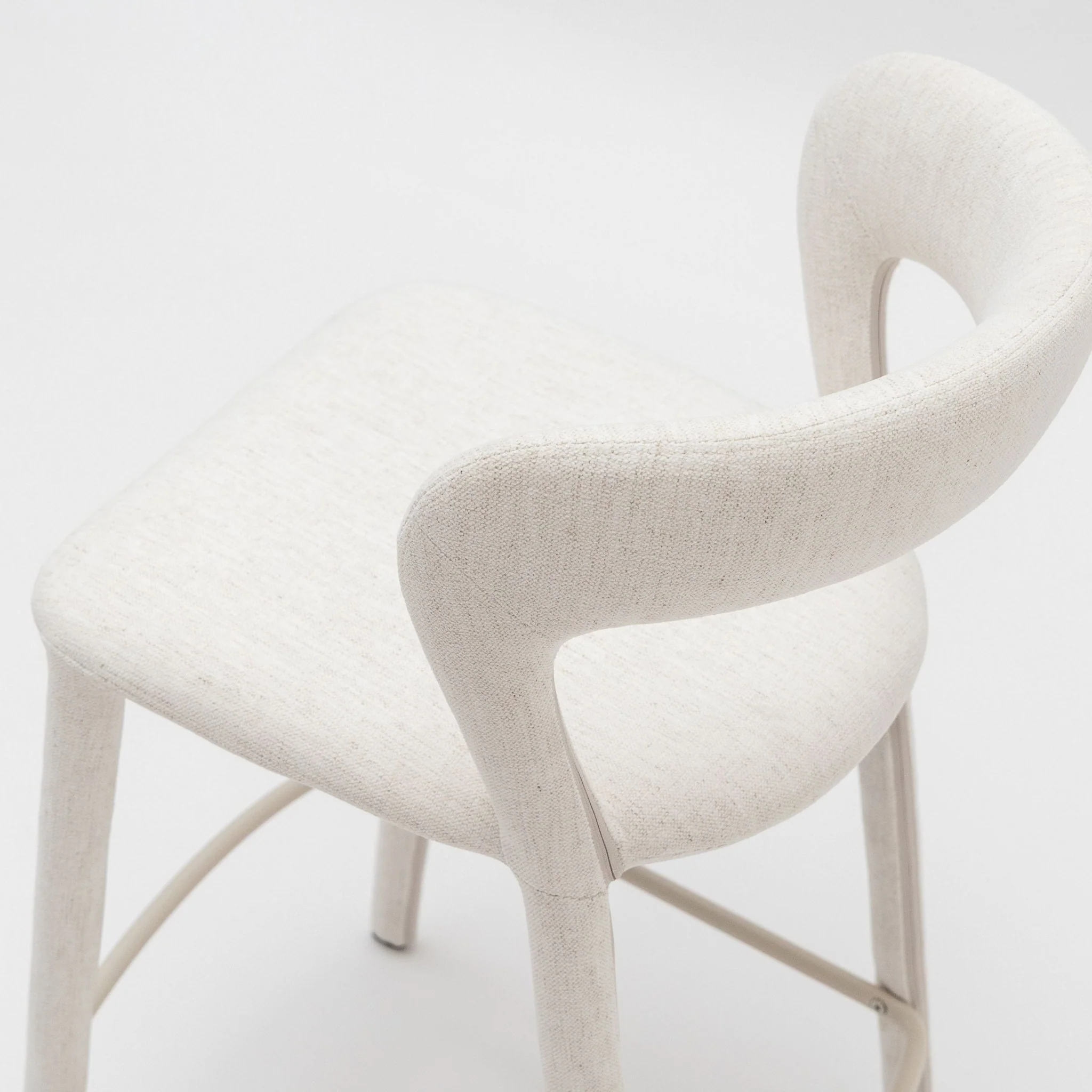 Monaco Counter Chair - Oatmeal - Image 6