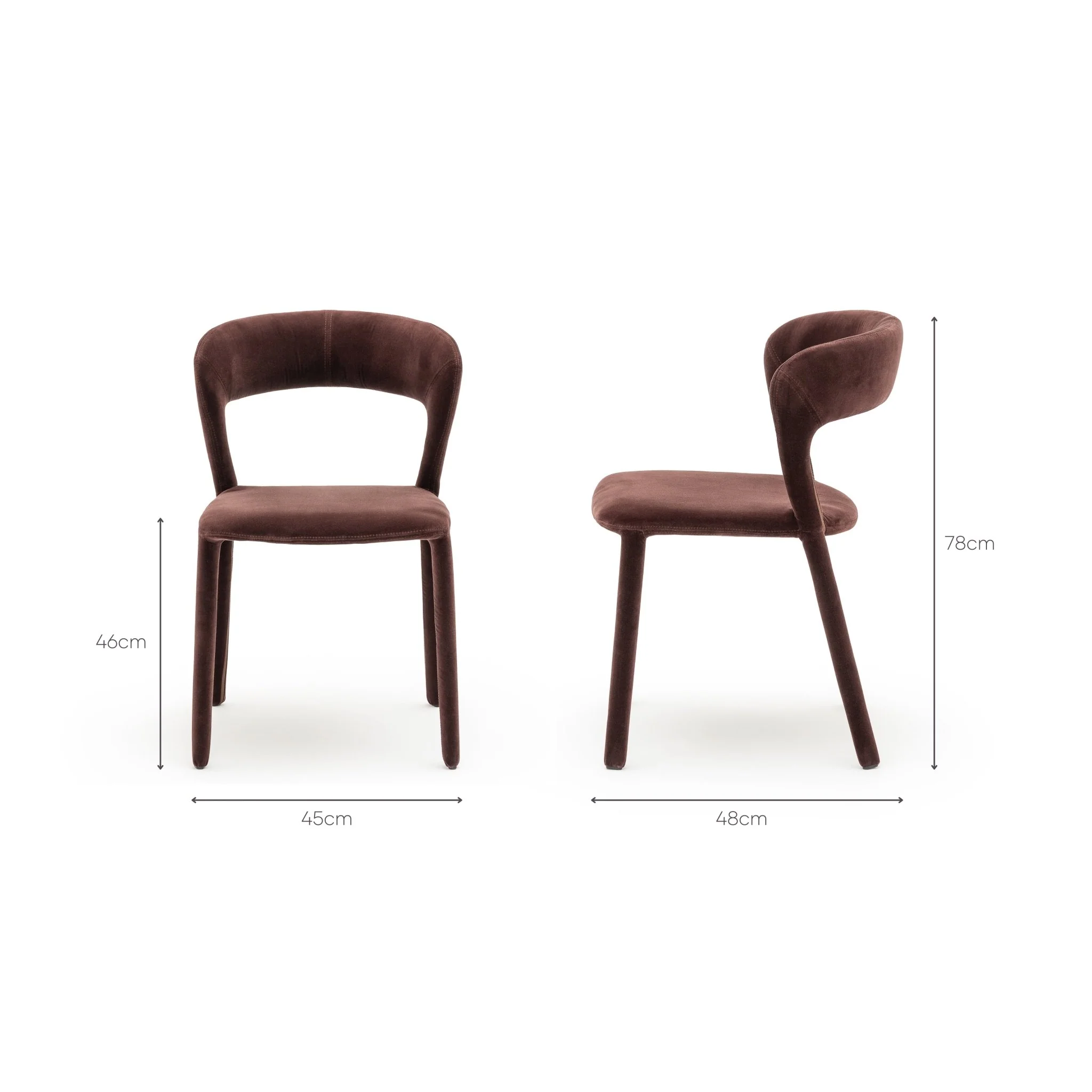 Monaco Dining Chair - Burgundy - Image 13