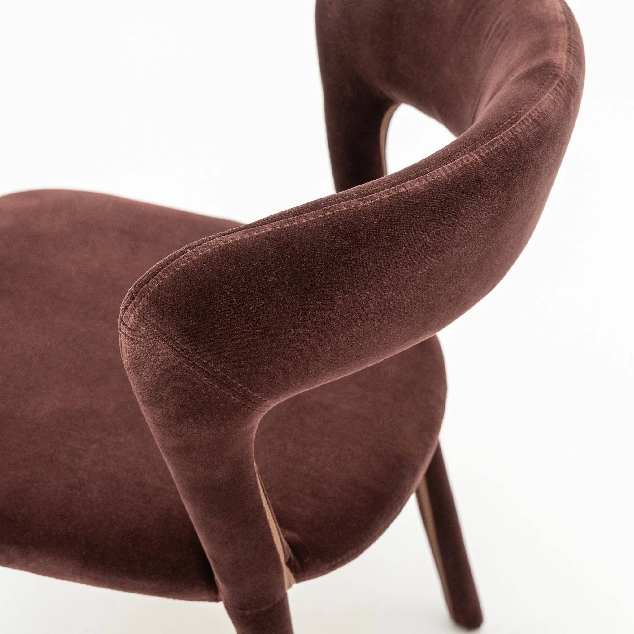 Monaco Dining Chair - Burgundy - Image 6