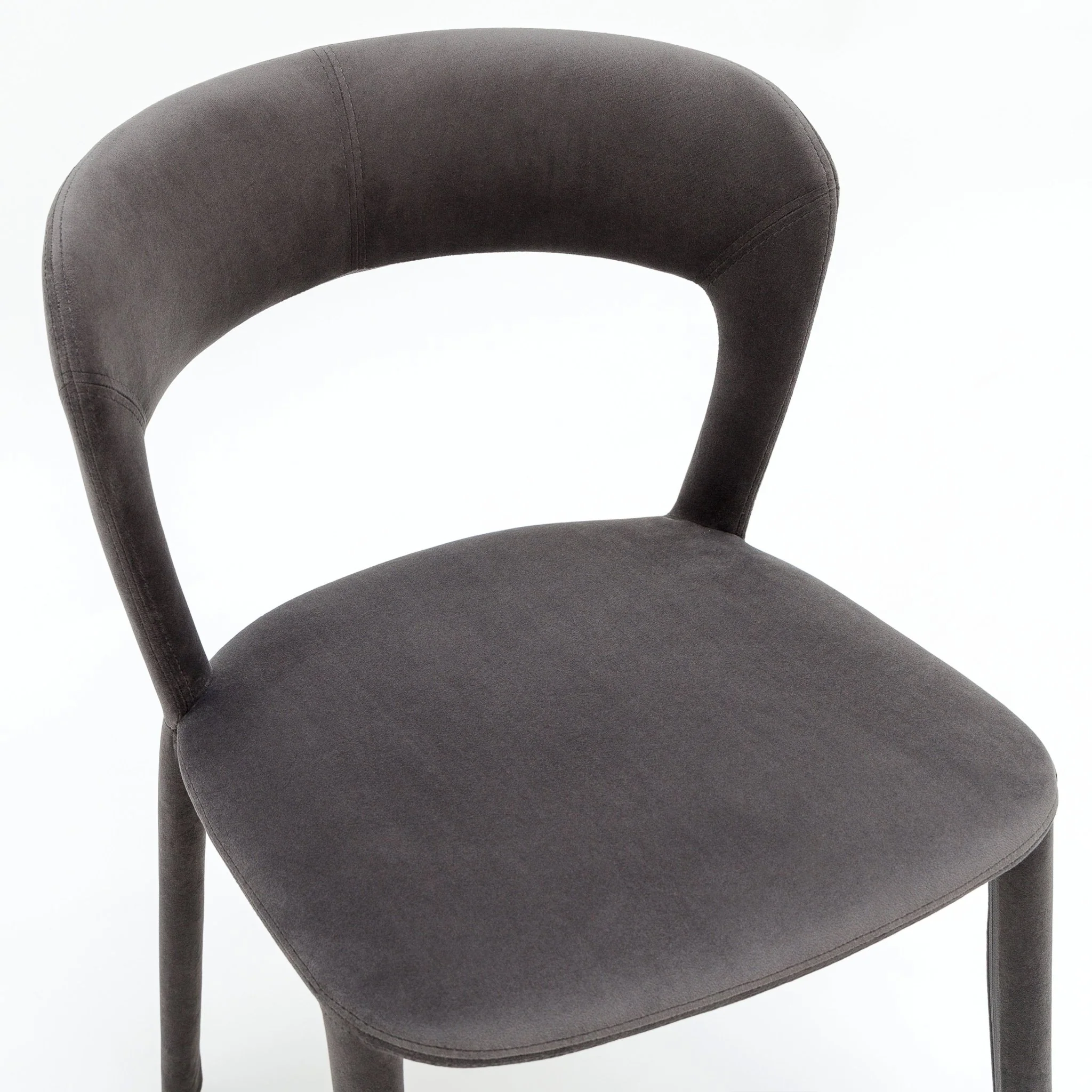 Monaco Dining Chair - Charcoal - Image 5
