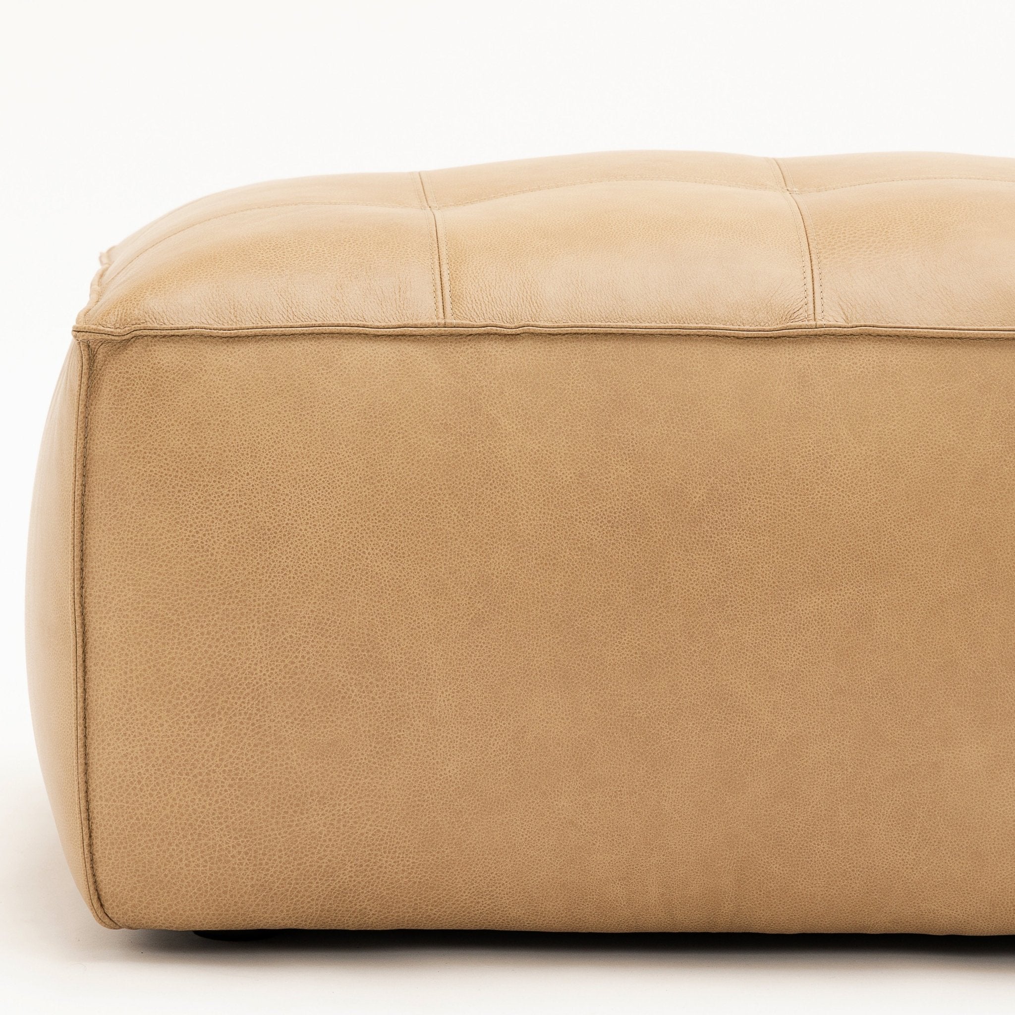 Muse Ottoman - Arena Leather - Image 4