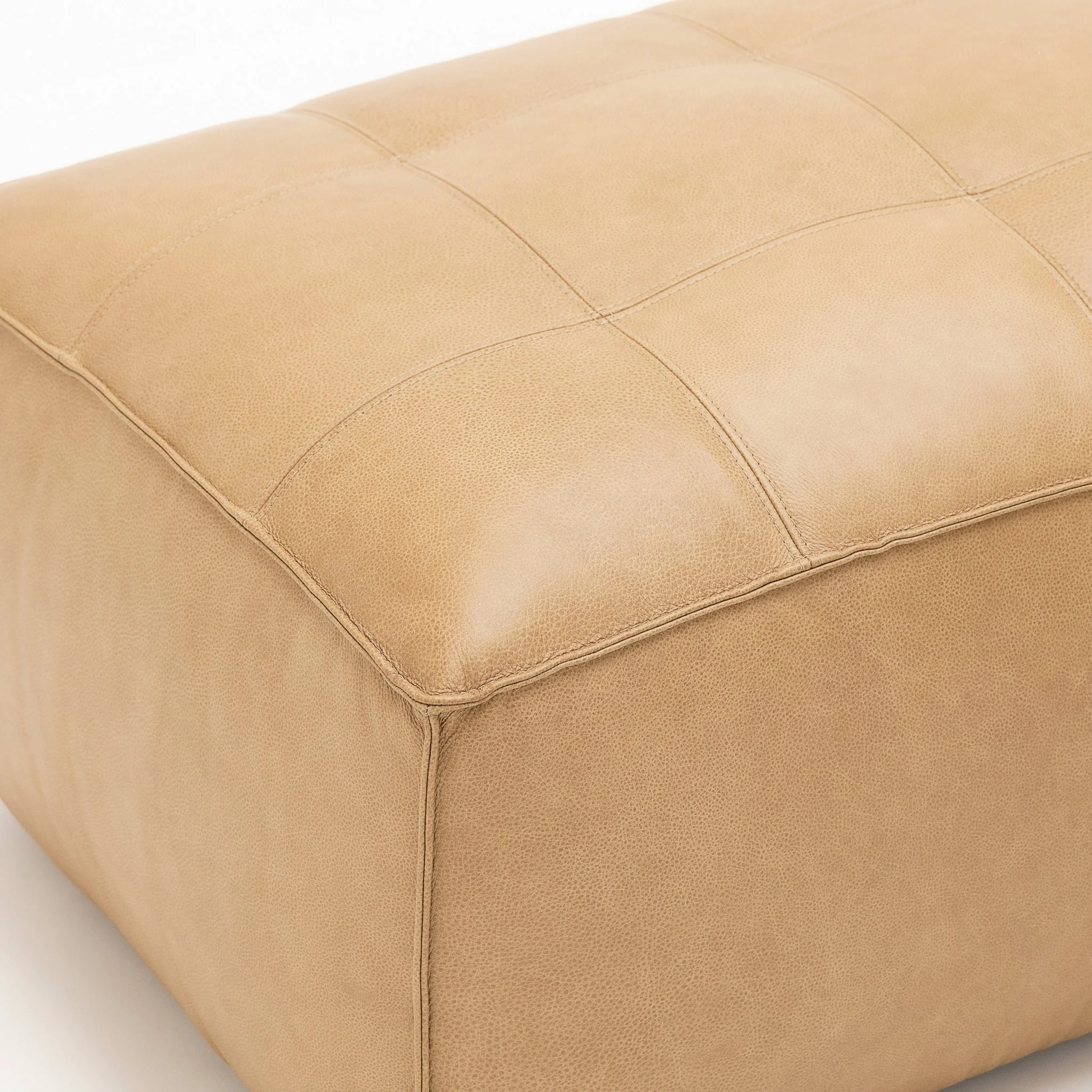 Muse Ottoman - Arena Leather - Image 5