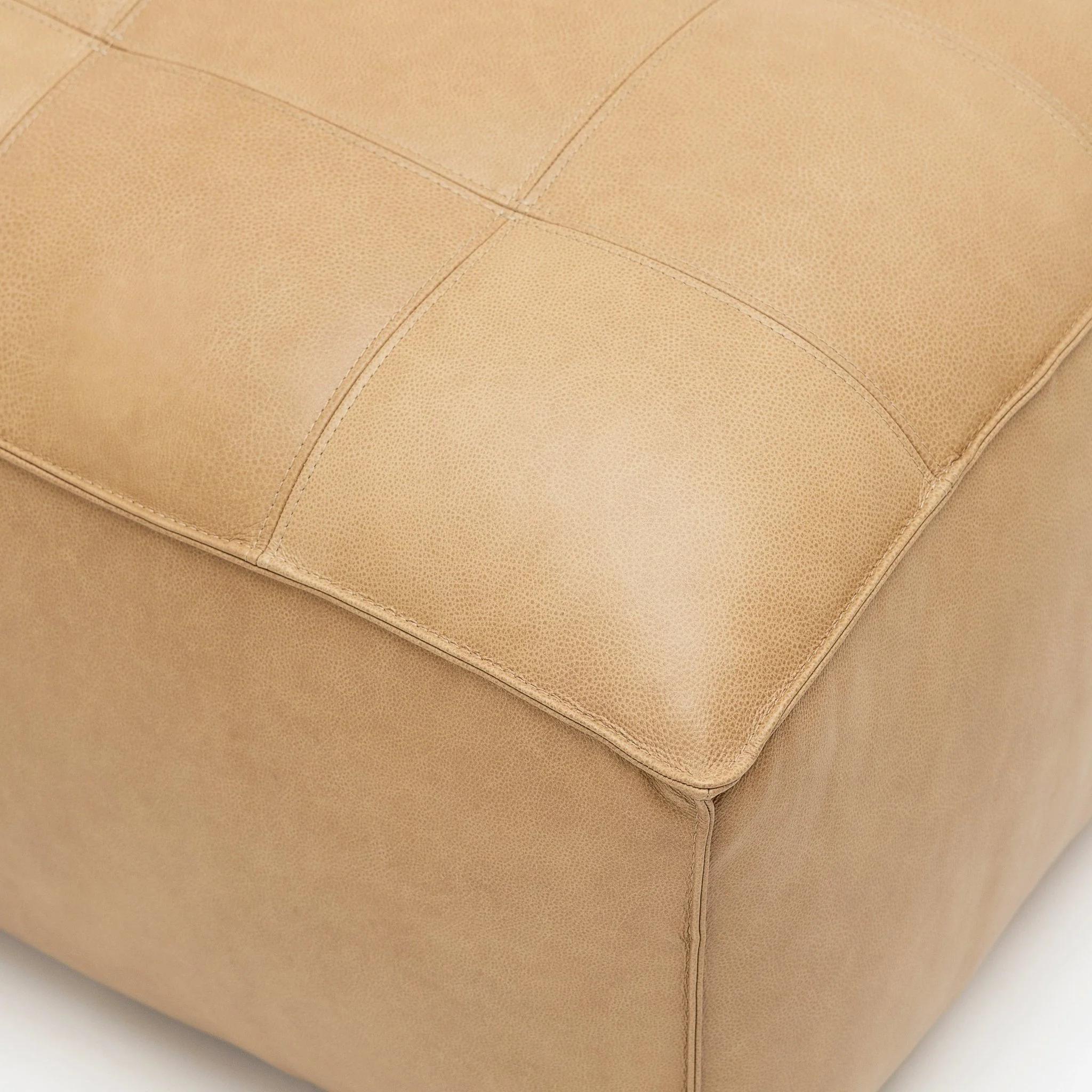 Muse Ottoman - Arena Leather - Image 6