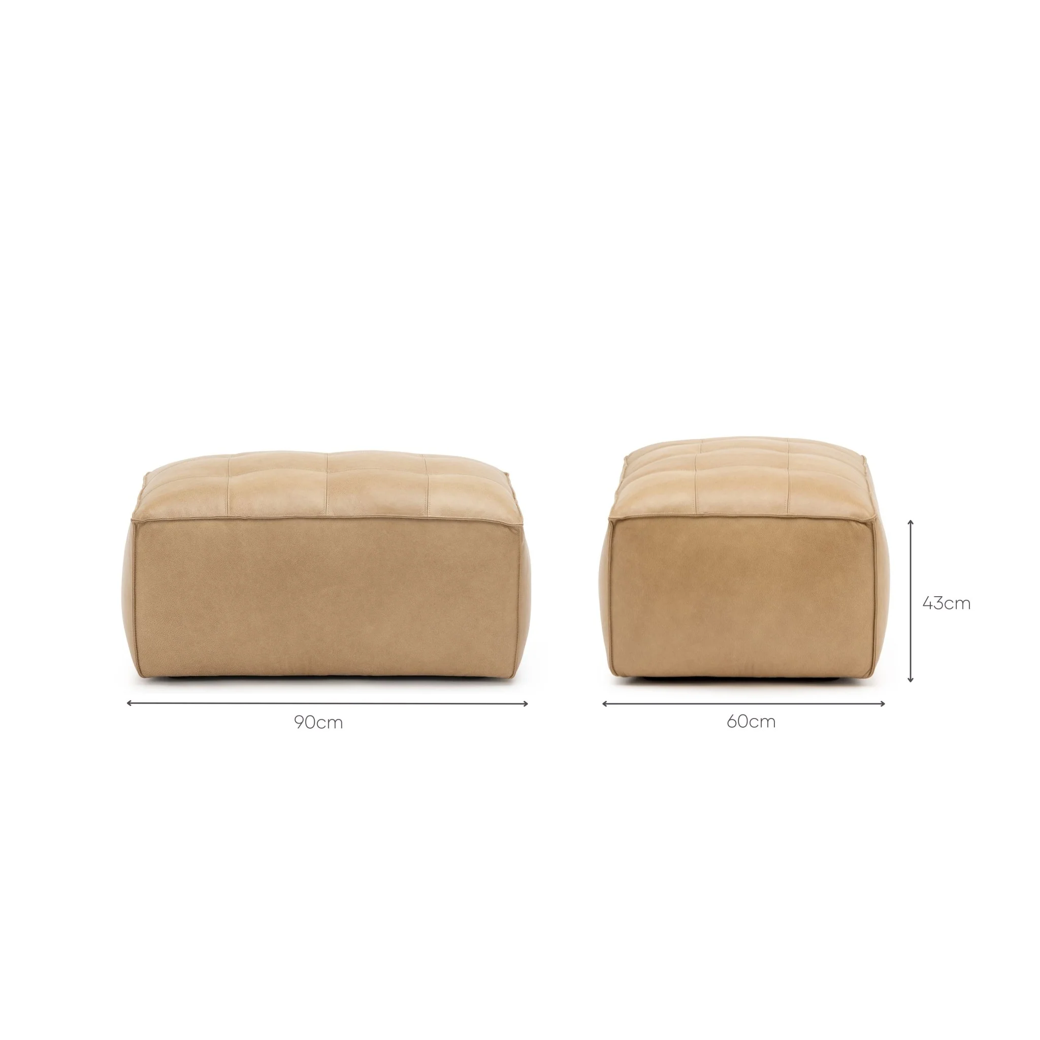 Muse Ottoman - Arena Leather - Image 8