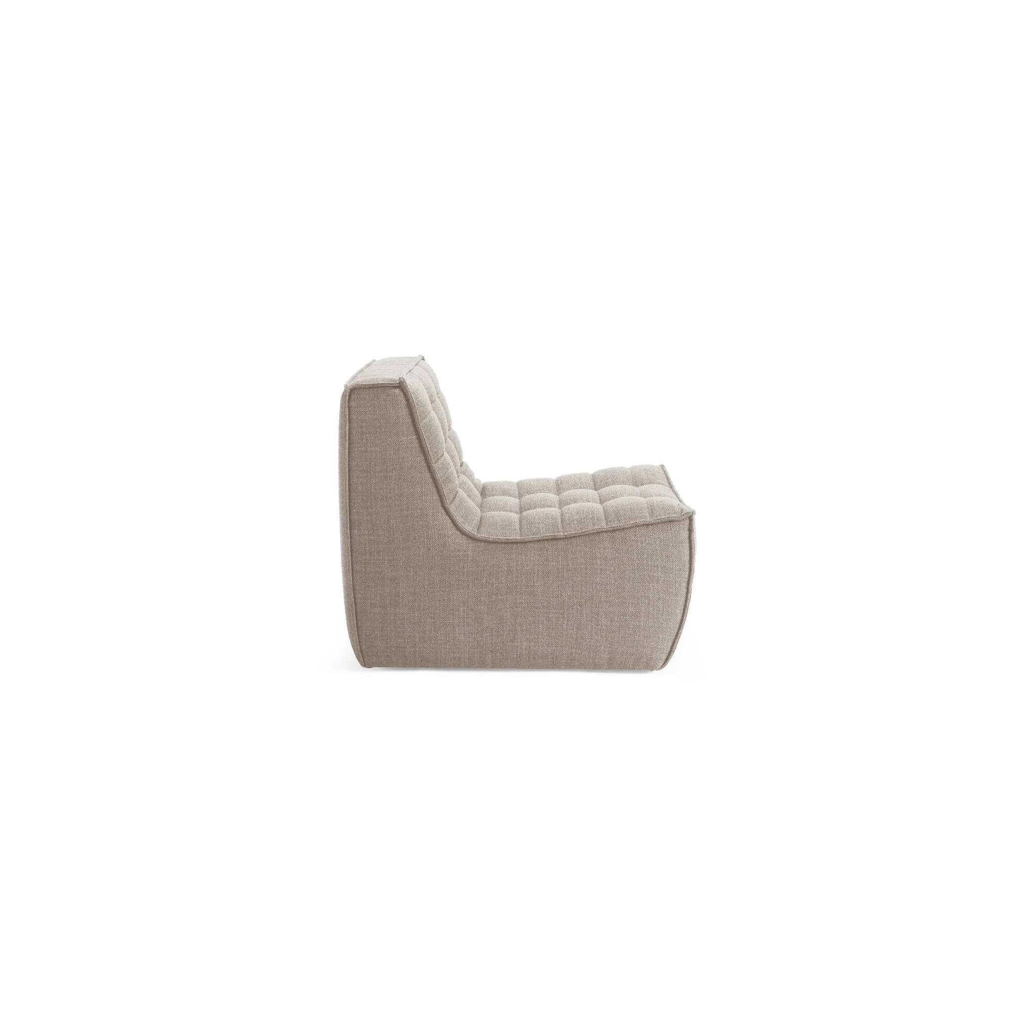 N701 Sofa - Beige - 1 Seater - Image 4
