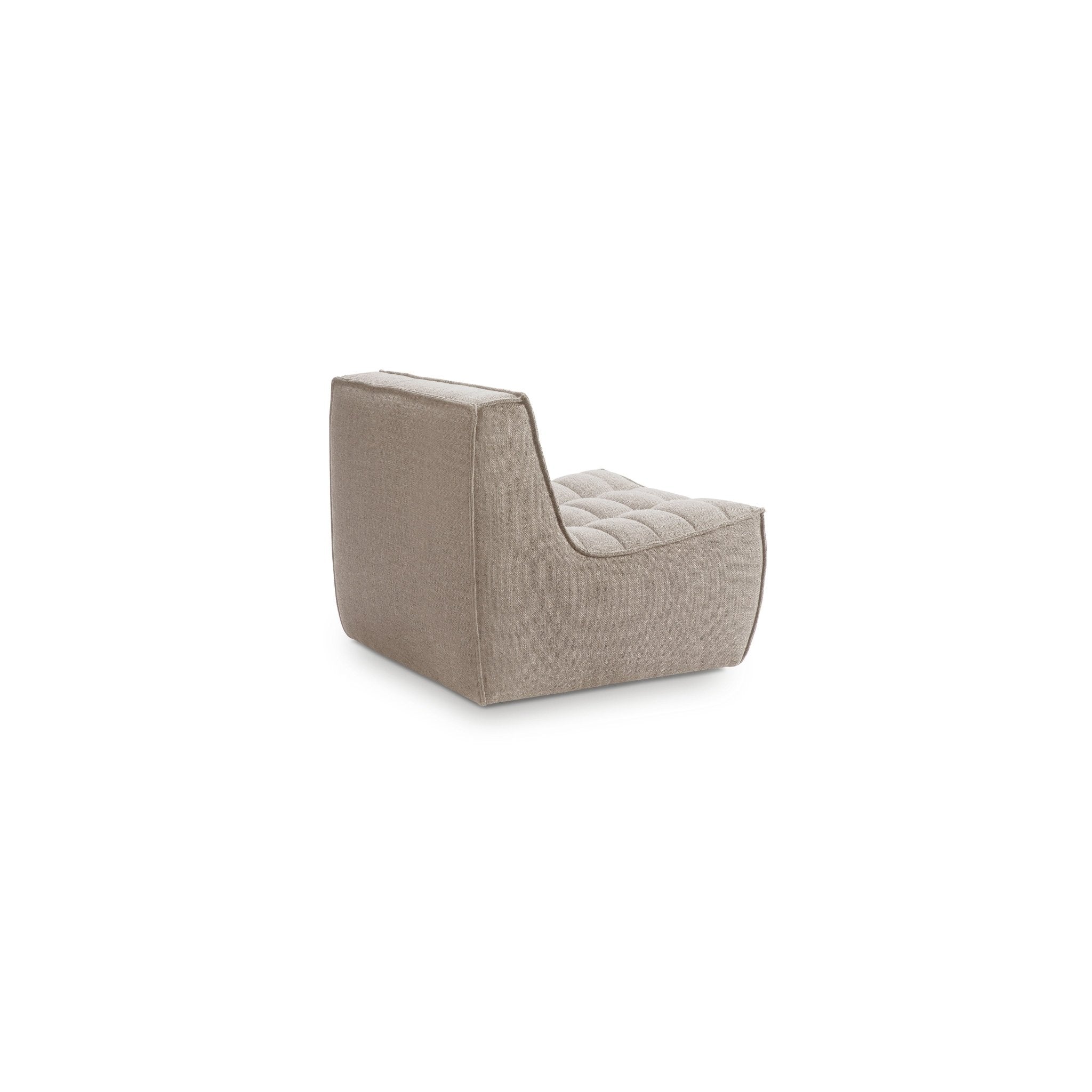 N701 Sofa - Beige - 1 Seater - Image 5