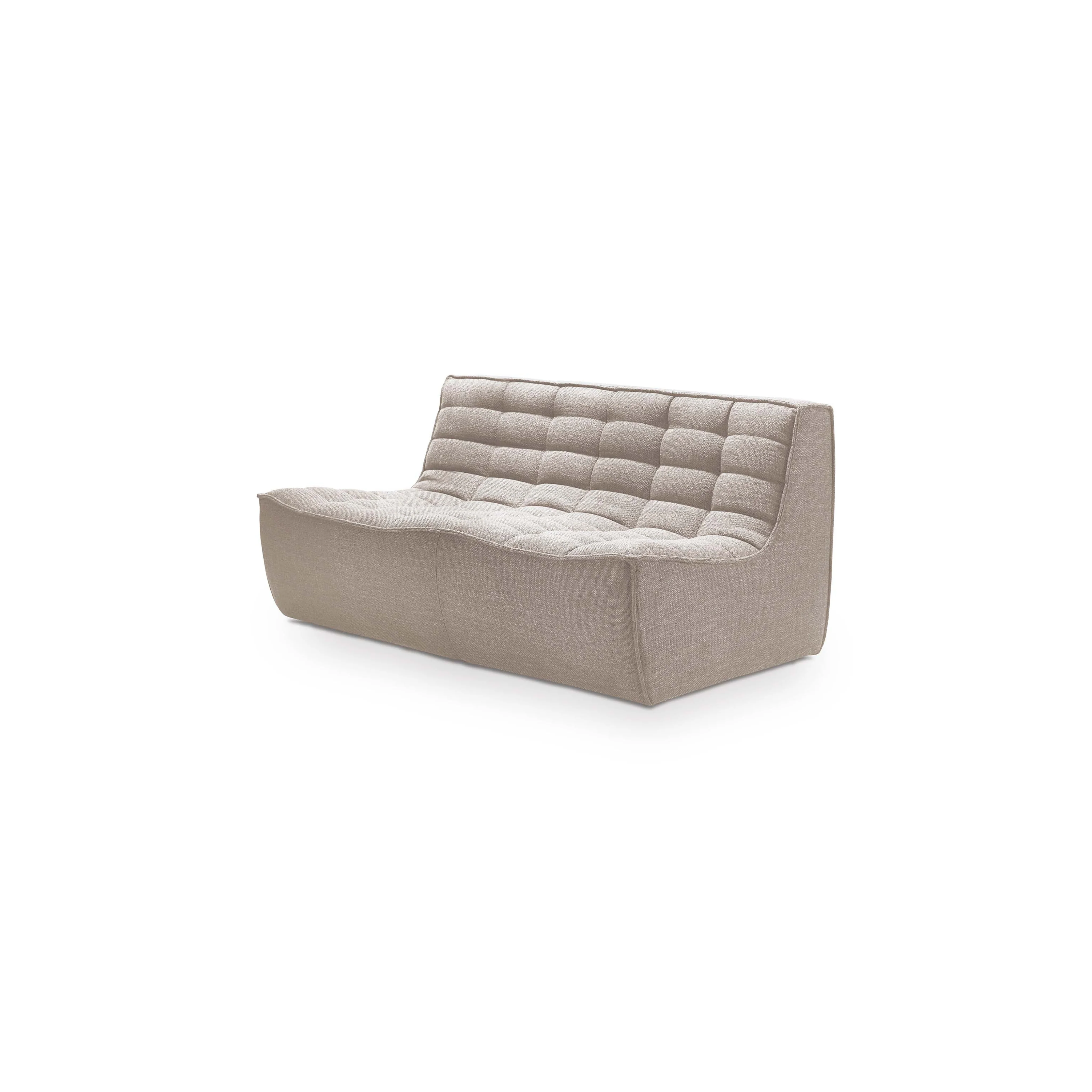 N701 Sofa - Beige - 2 Seater - Image 4