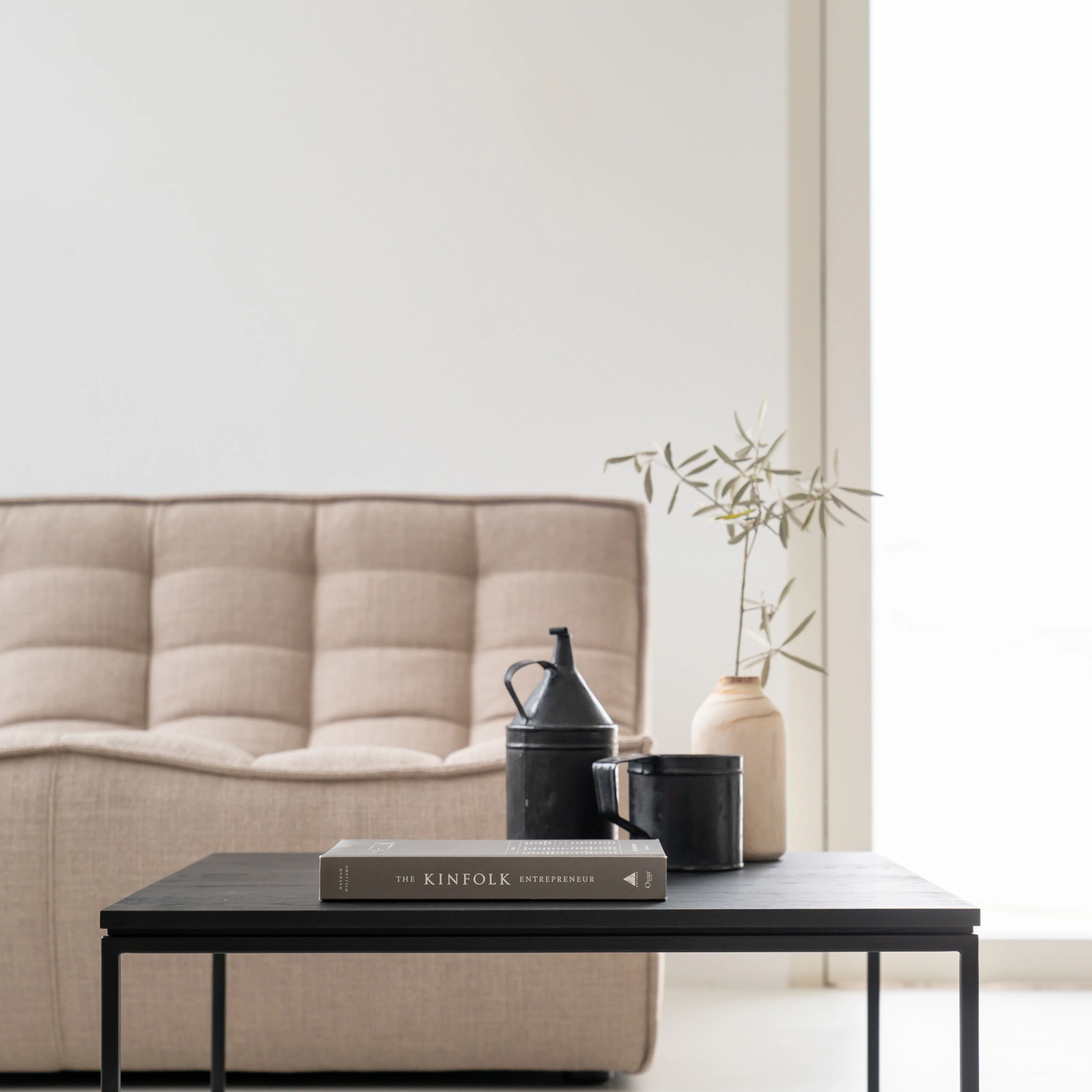 N701 Sofa - Beige - 2 Seater - Image 6