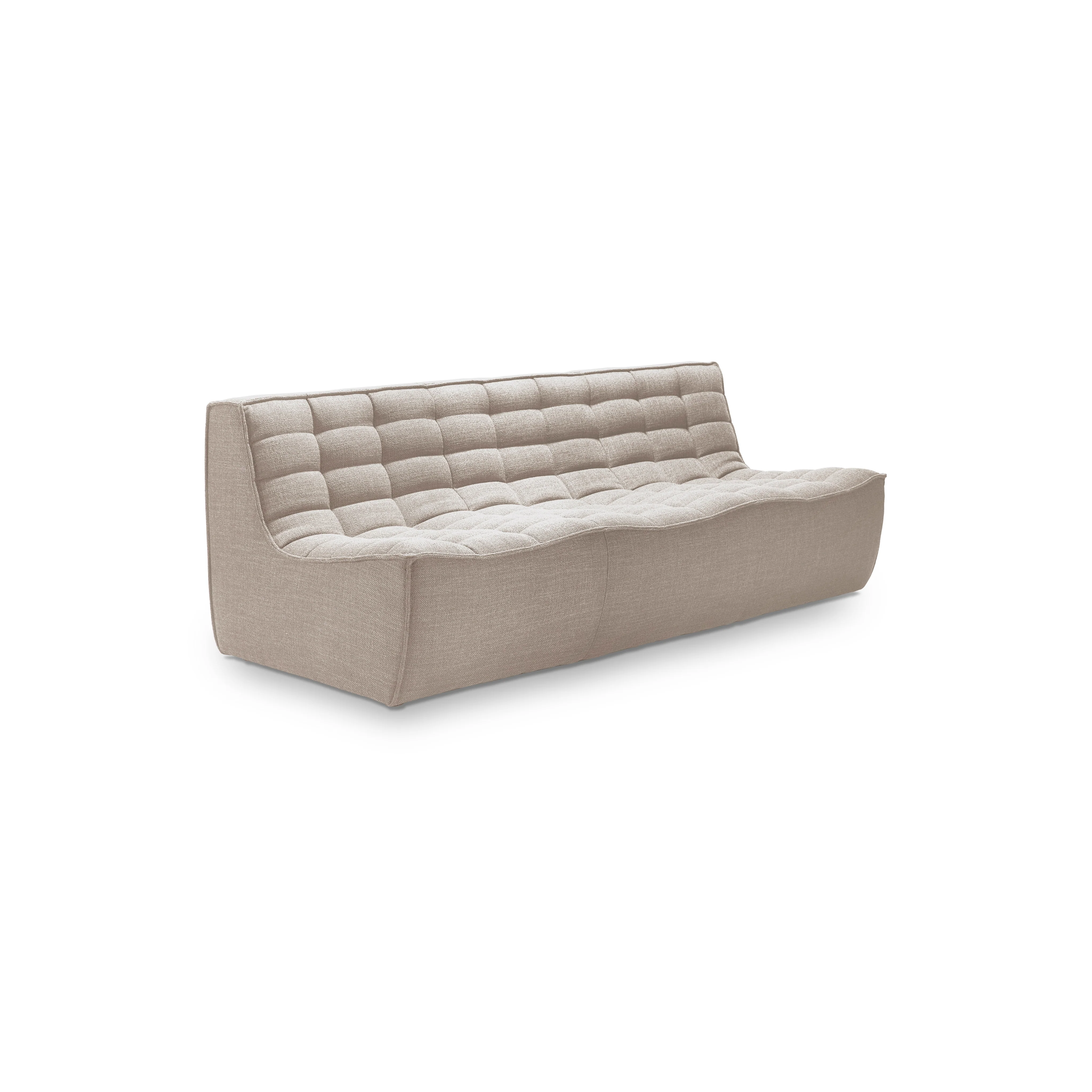 N701 Sofa - Beige - 3 Seater - Image 3