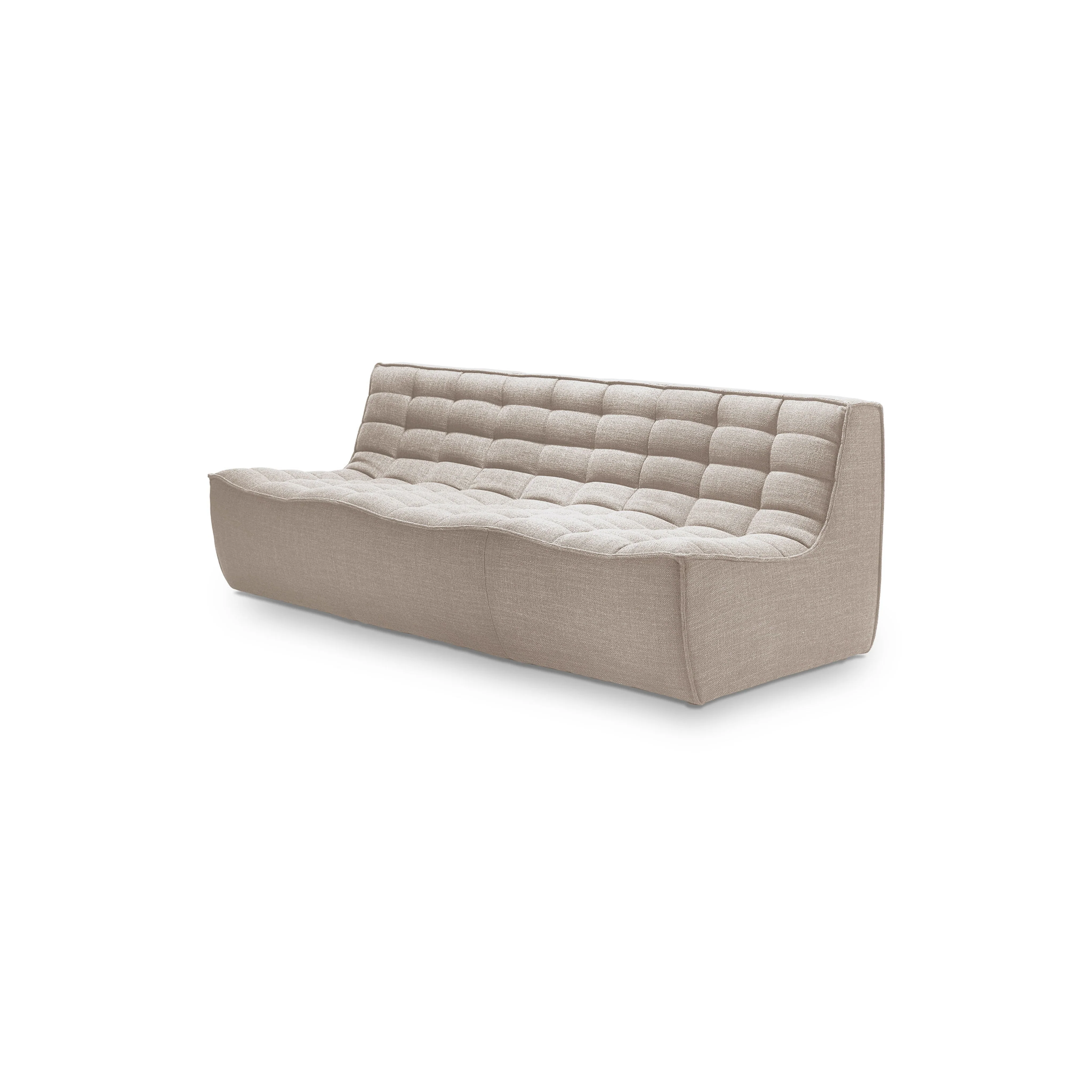 N701 Sofa - Beige - 3 Seater - Image 4