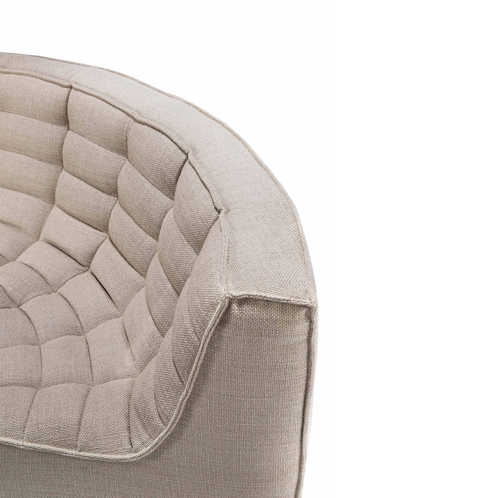 N701 Sofa - Beige - Round Corner - Image 5