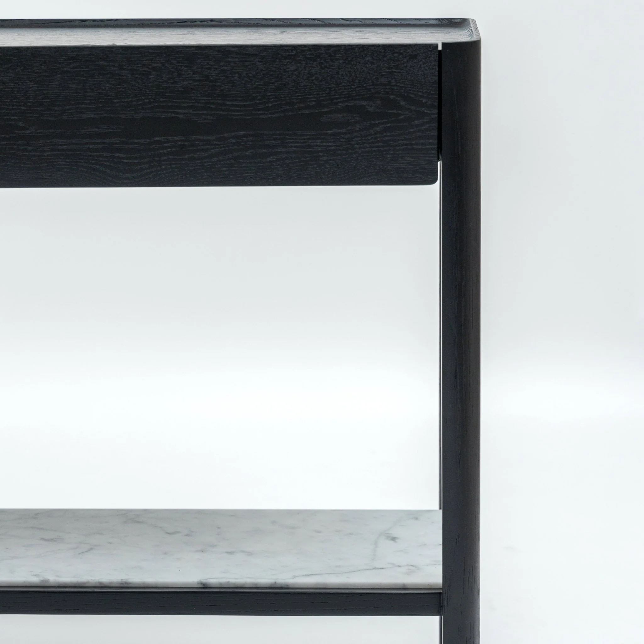 Nell Console - Black Oak & Bianca Carrara - Image 12