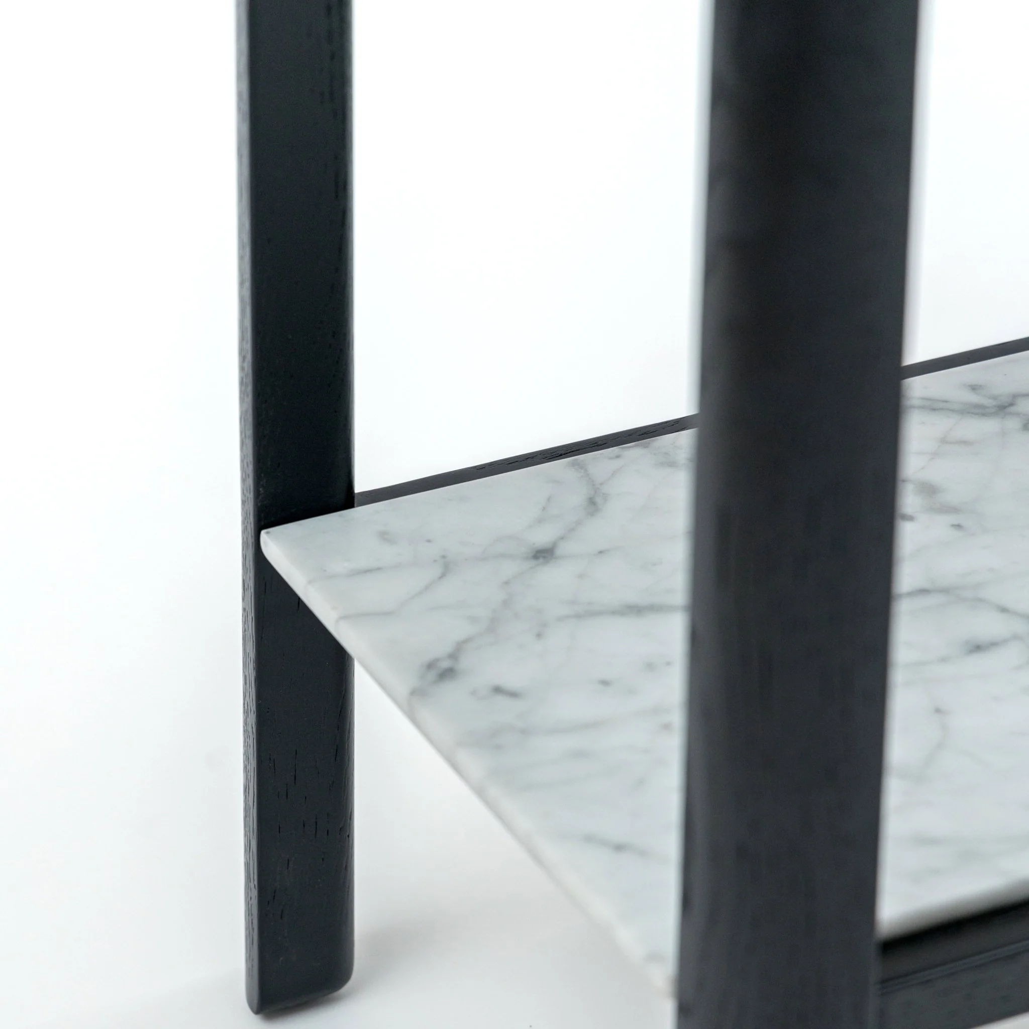 Nell Console - Black Oak & Bianca Carrara - Image 18