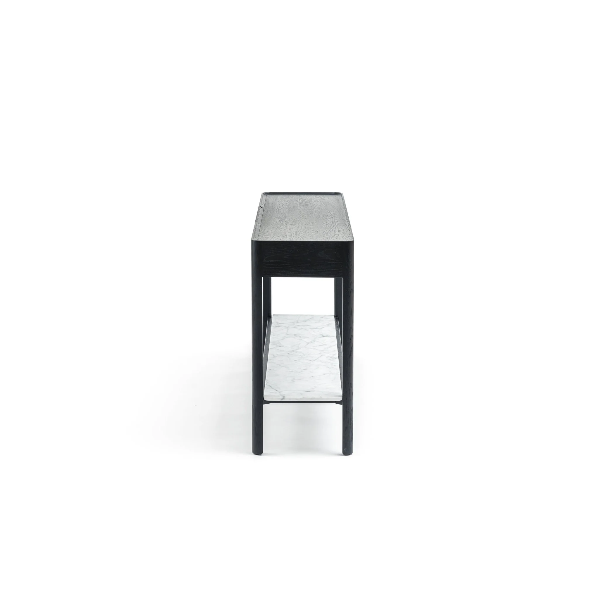 Nell Console - Black Oak & Bianca Carrara - Image 3