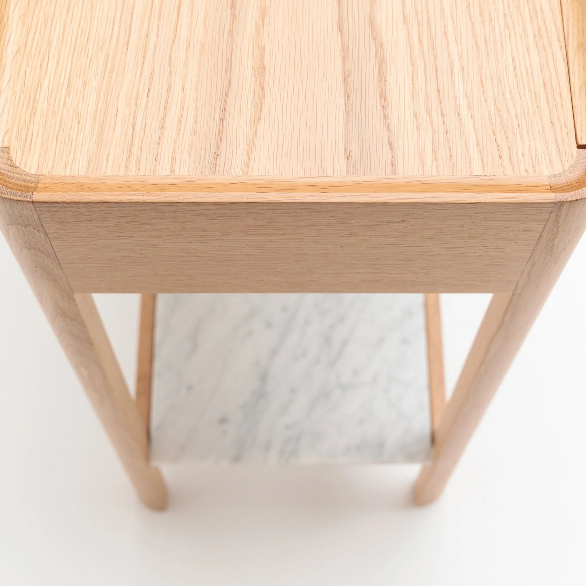 Nell Console - Light Oak & Bianca Carrara - Image 23