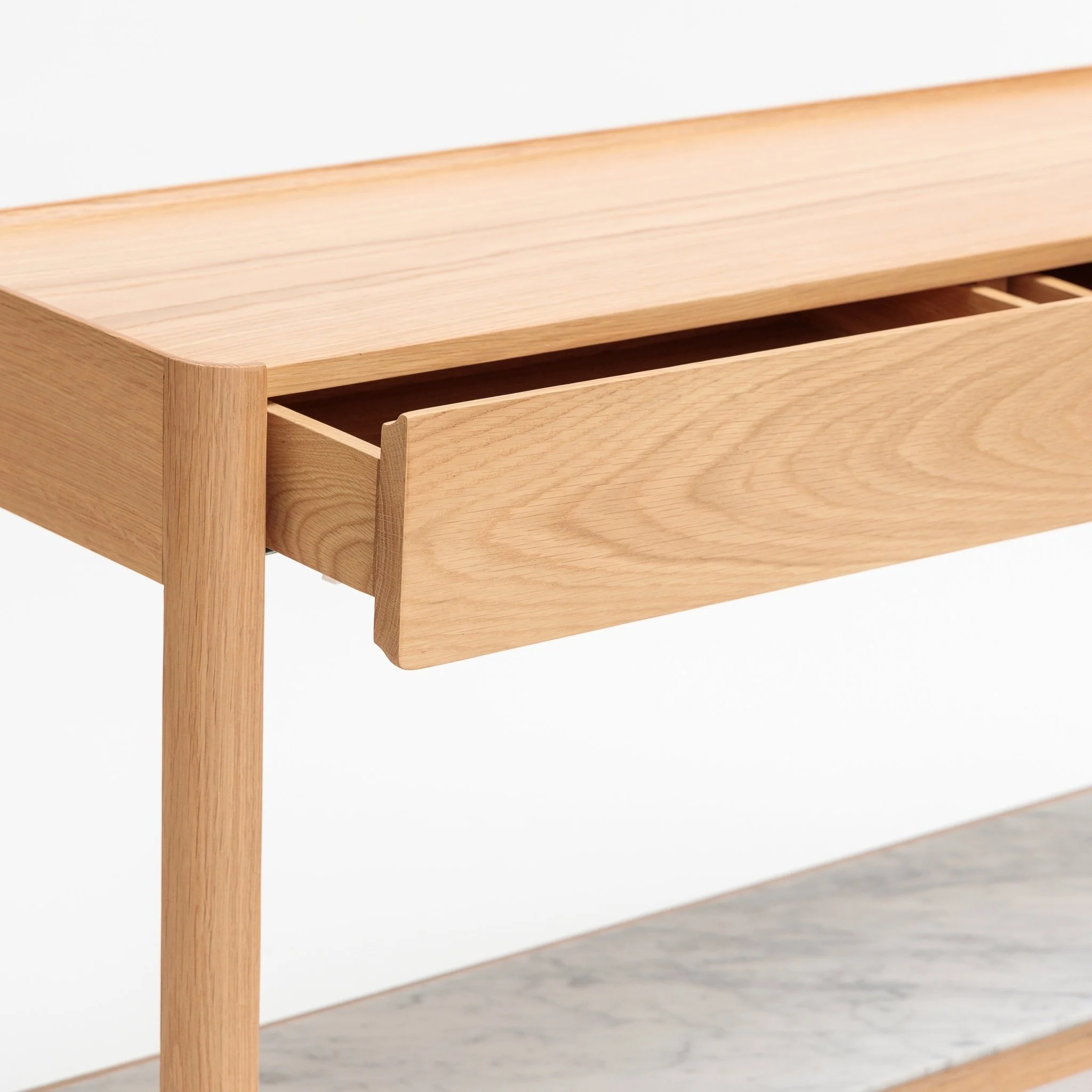 Nell Console - Light Oak & Bianca Carrara - Image 28
