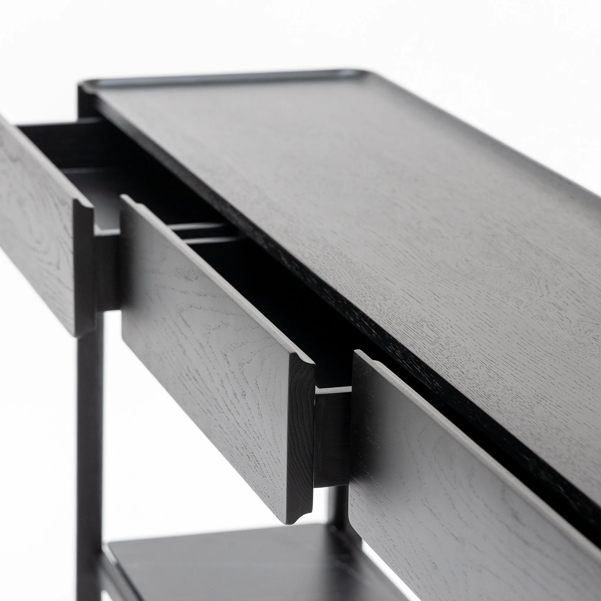 Nell Console - Black Oak & Nero Marquina - Image 24
