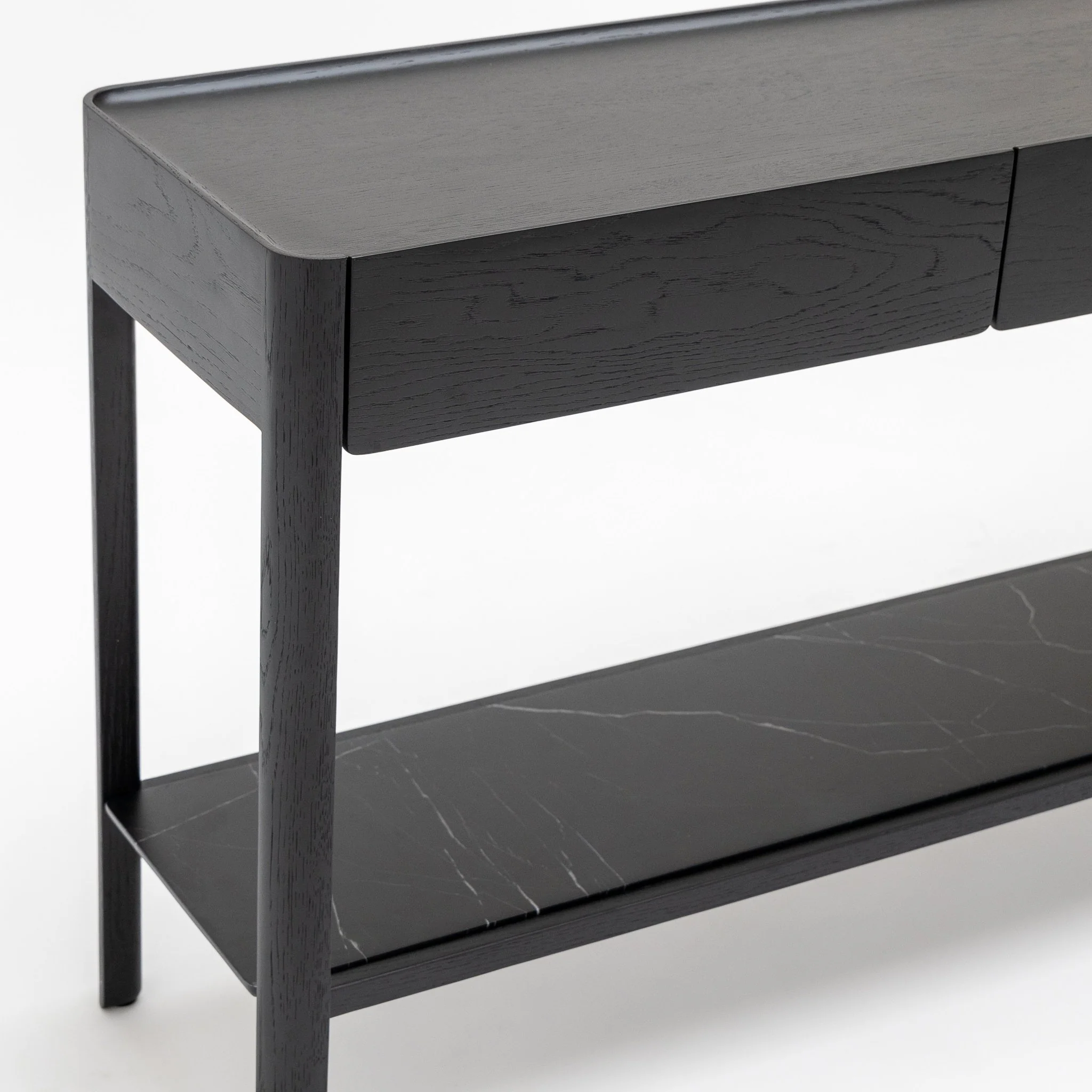 Nell Console - Black Oak & Nero Marquina - Image 28
