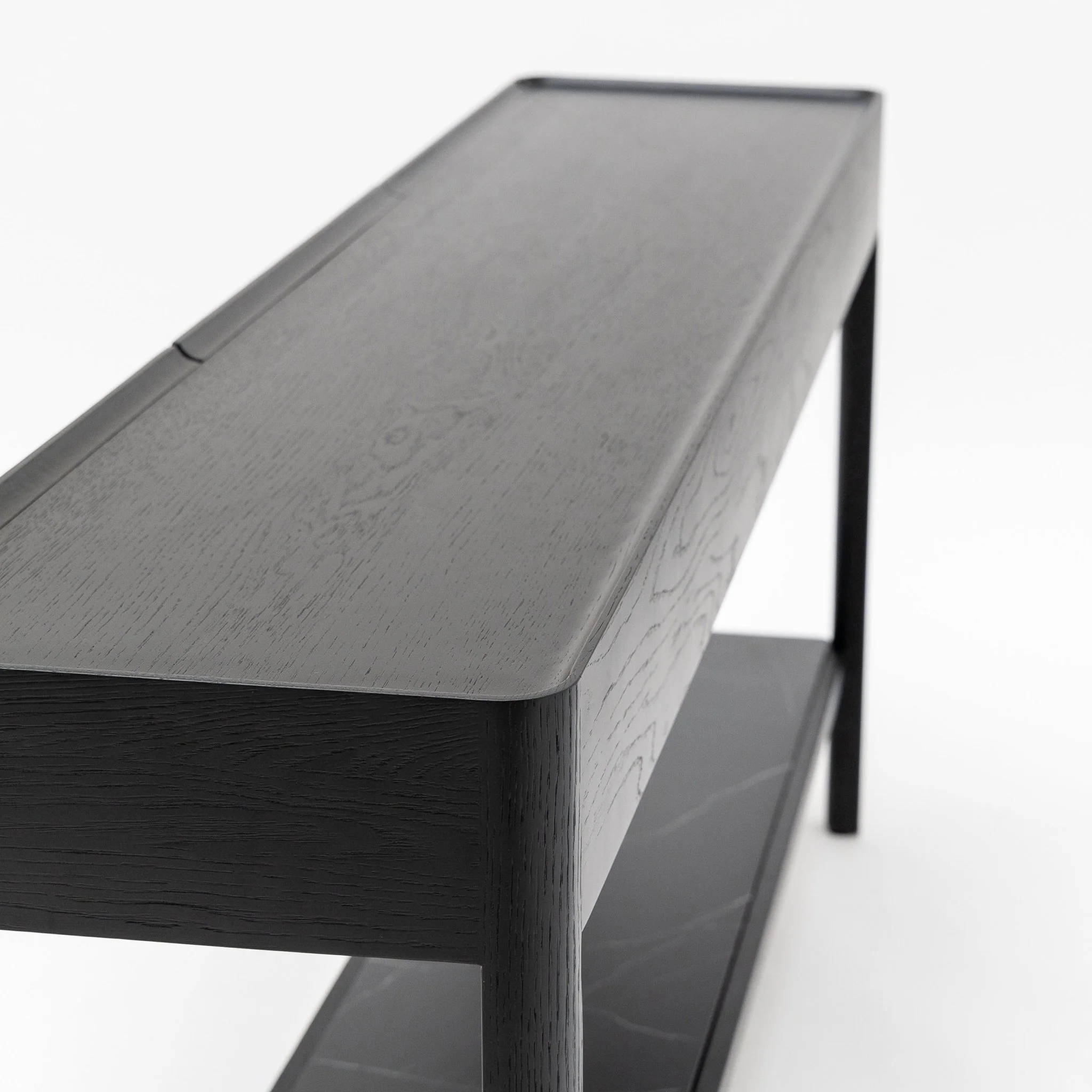 Nell Console - Black Oak & Nero Marquina - Image 30