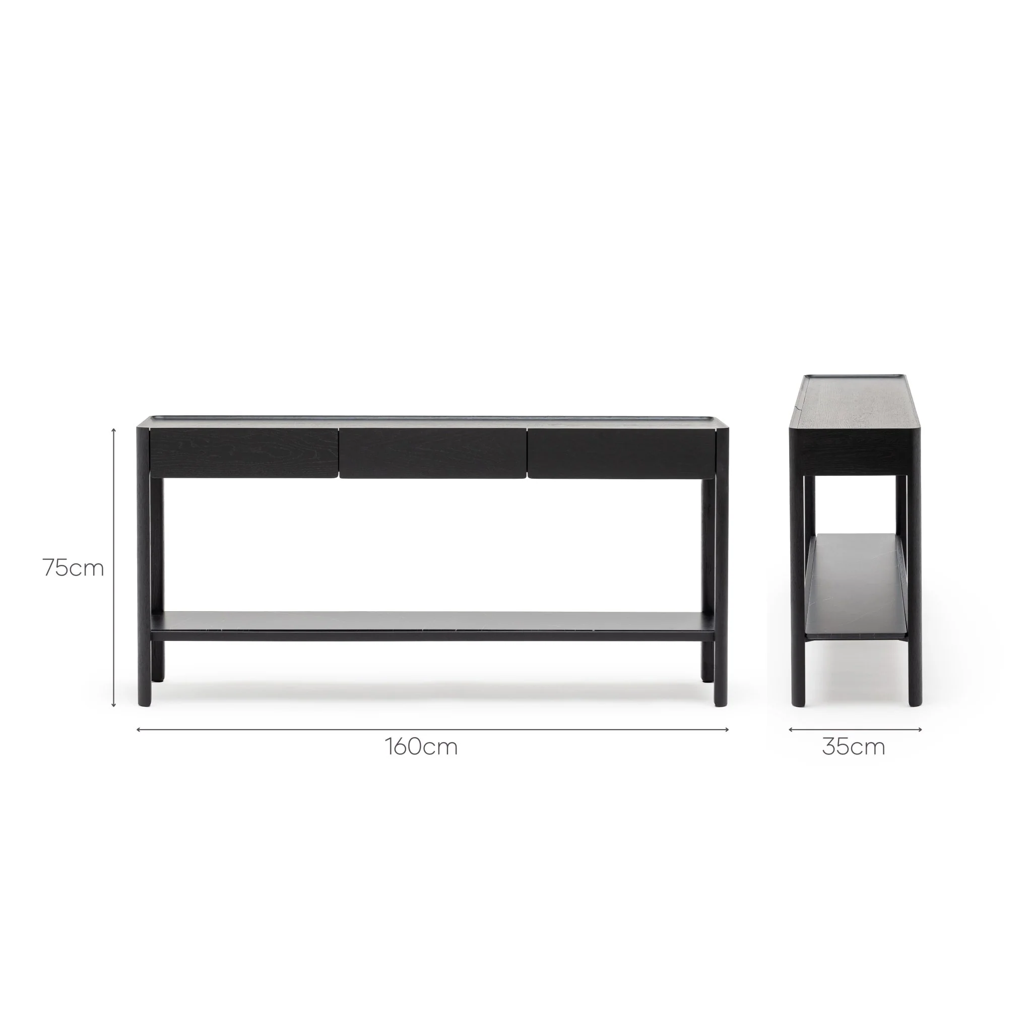 Nell Console - Black Oak & Nero Marquina - Image 40
