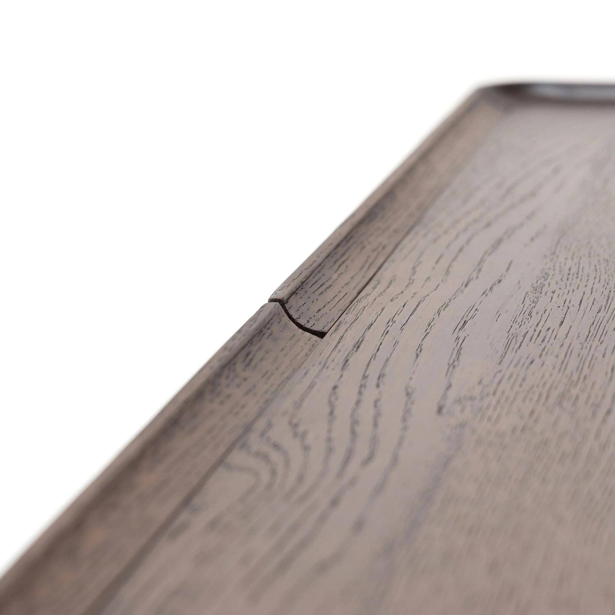Nell Console - Espresso Oak & Travertine - Image 16