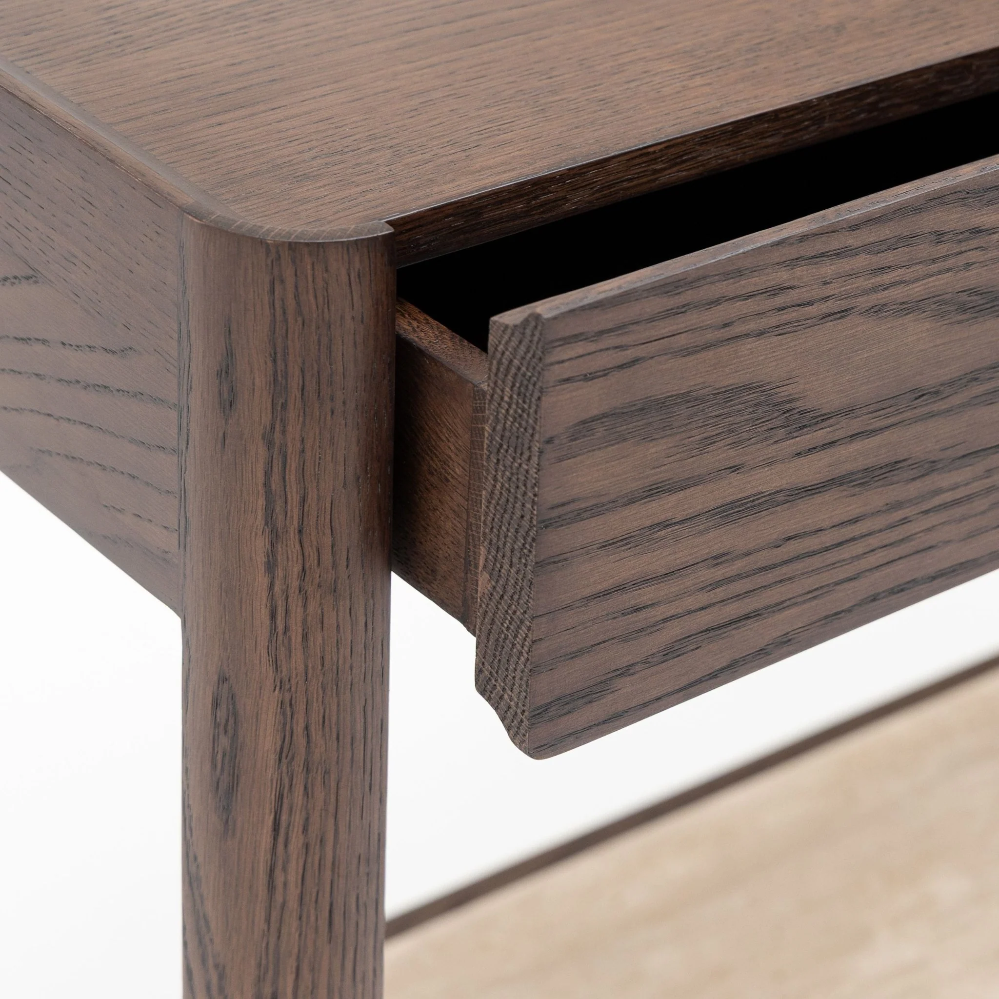 Nell Console - Espresso Oak & Travertine - Image 39