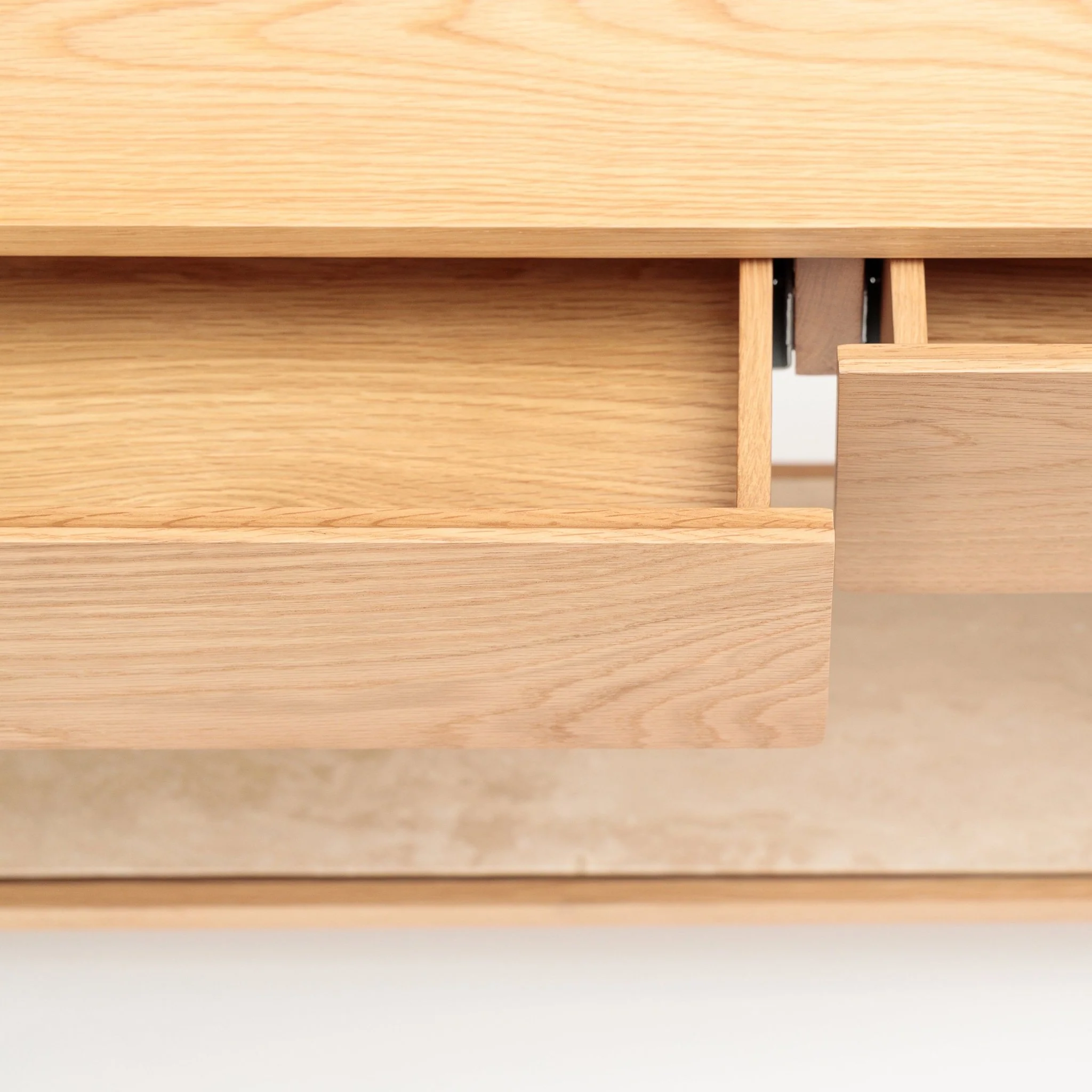 Nell Console - Light Oak & Travertine - Image 33