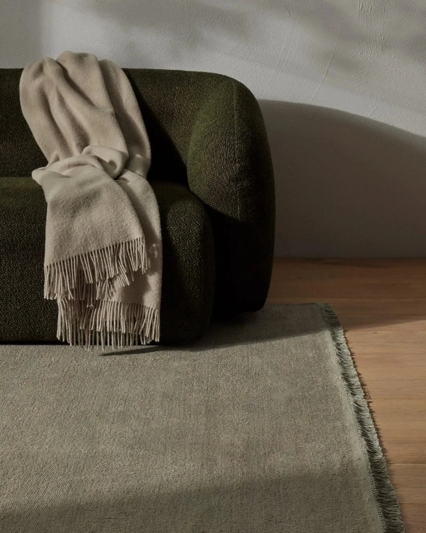 Nevis Throw - Limestone - Image 4