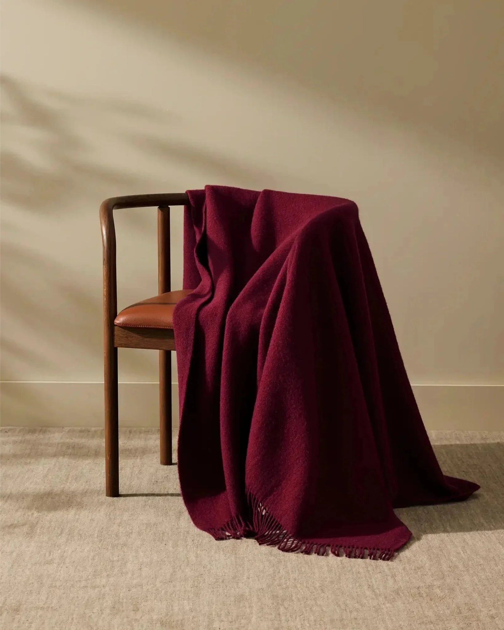 Nevis Throw - Rhubarb - Image 3