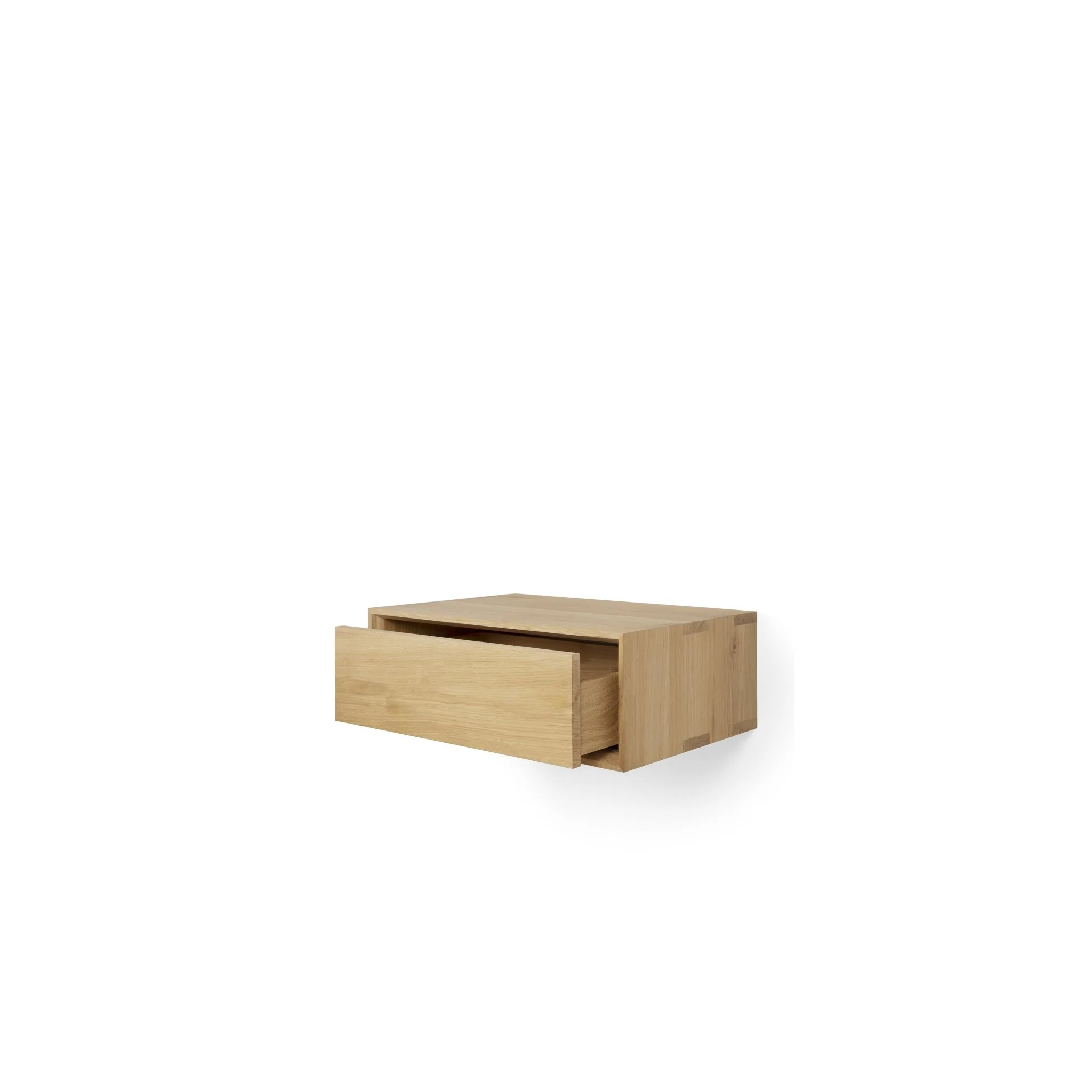 Nordic II Hanging Bedside Table - Oak - Image 4