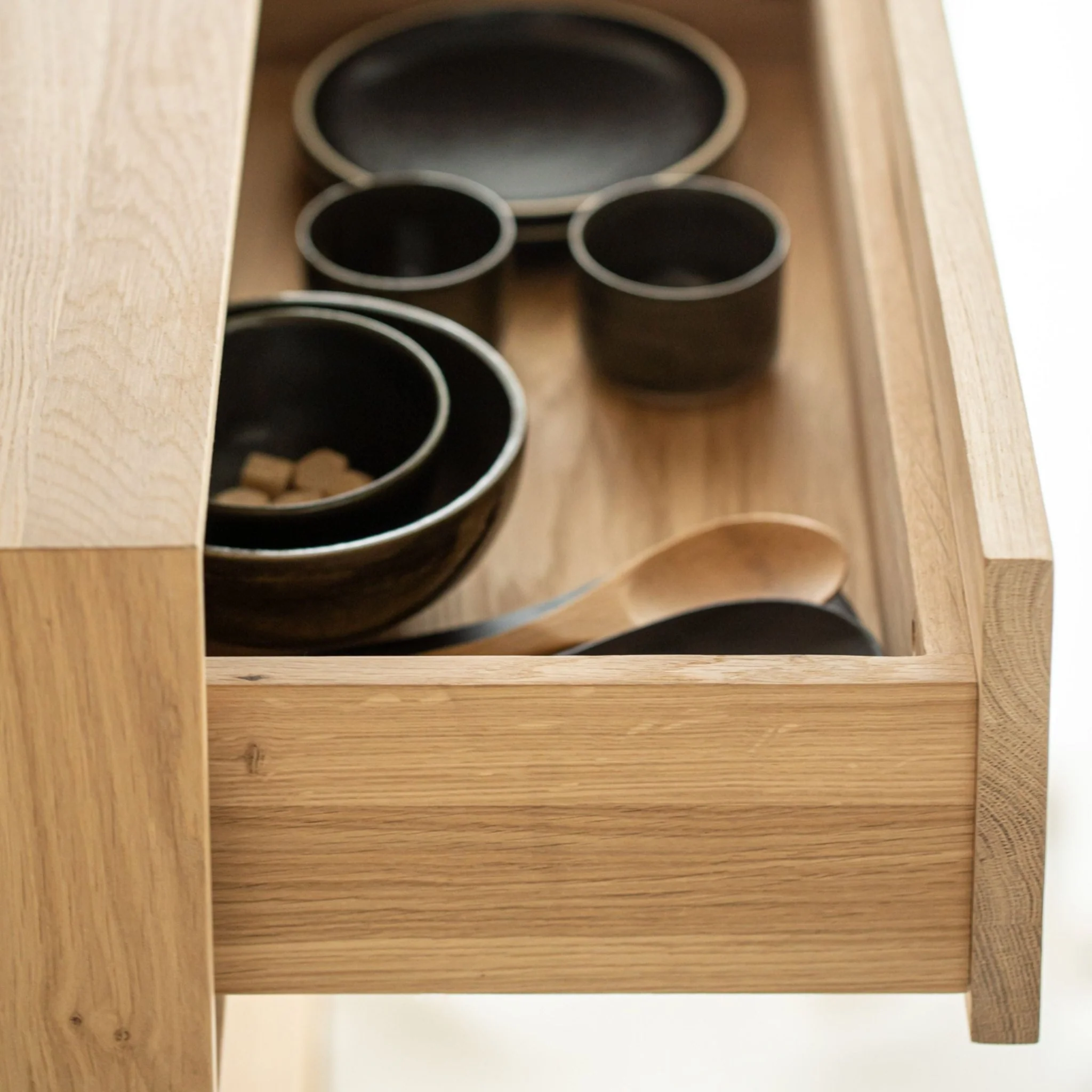 Nordic II Hanging Bedside Table - Oak - Image 7