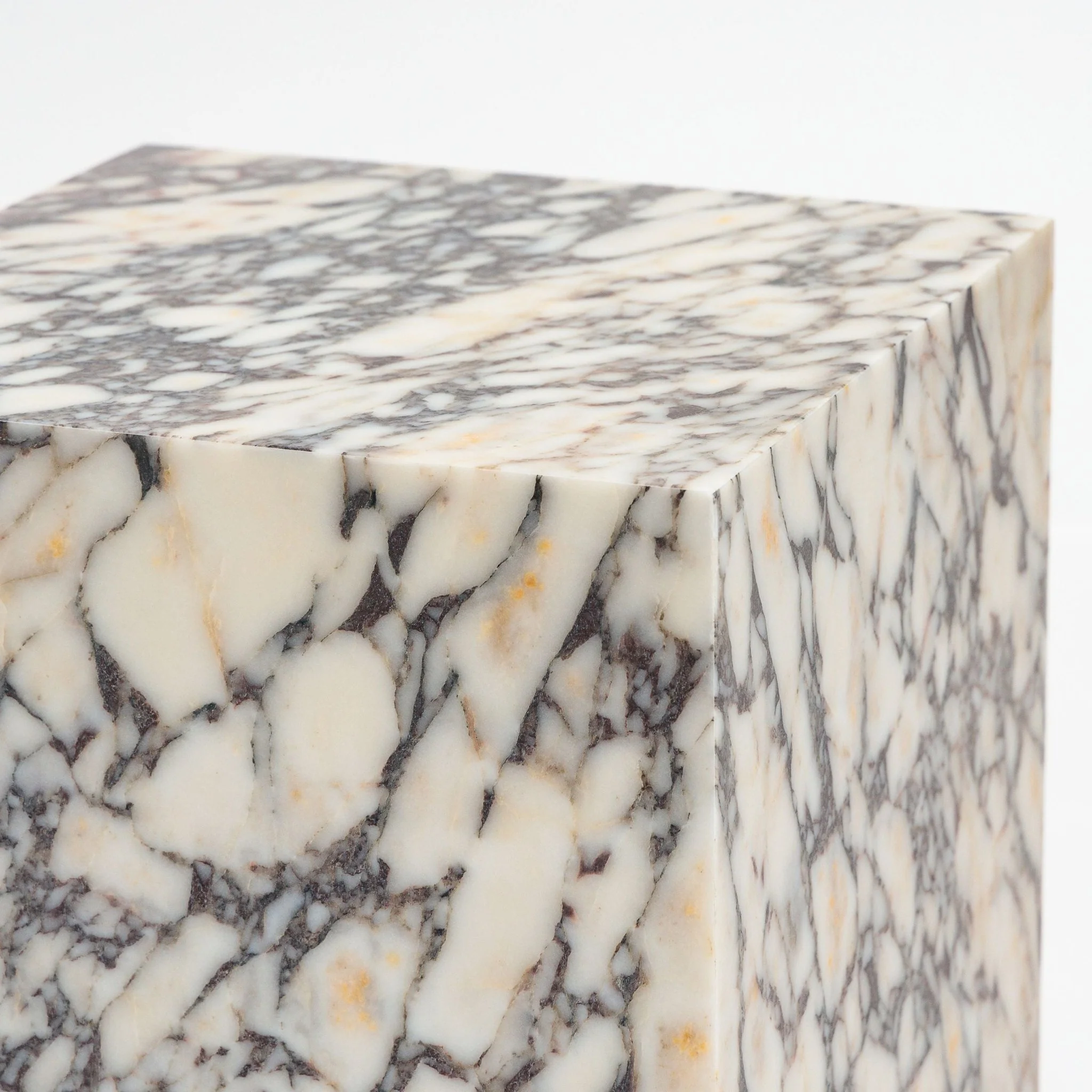 Nuba Cube Side Table - Calacatta Viola - Image 3