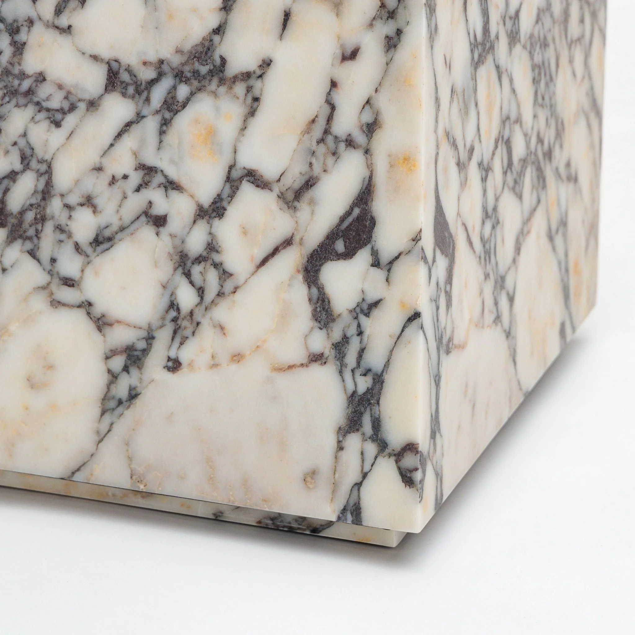 Nuba Cube Side Table - Calacatta Viola - Image 4
