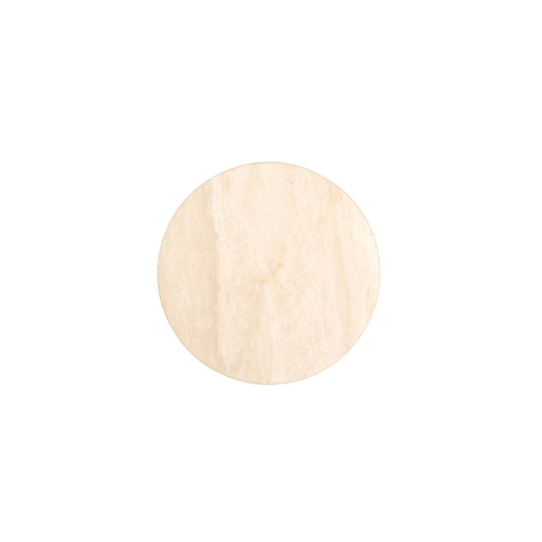 Nuba Cylinder Side Table - Travertine - Image 6