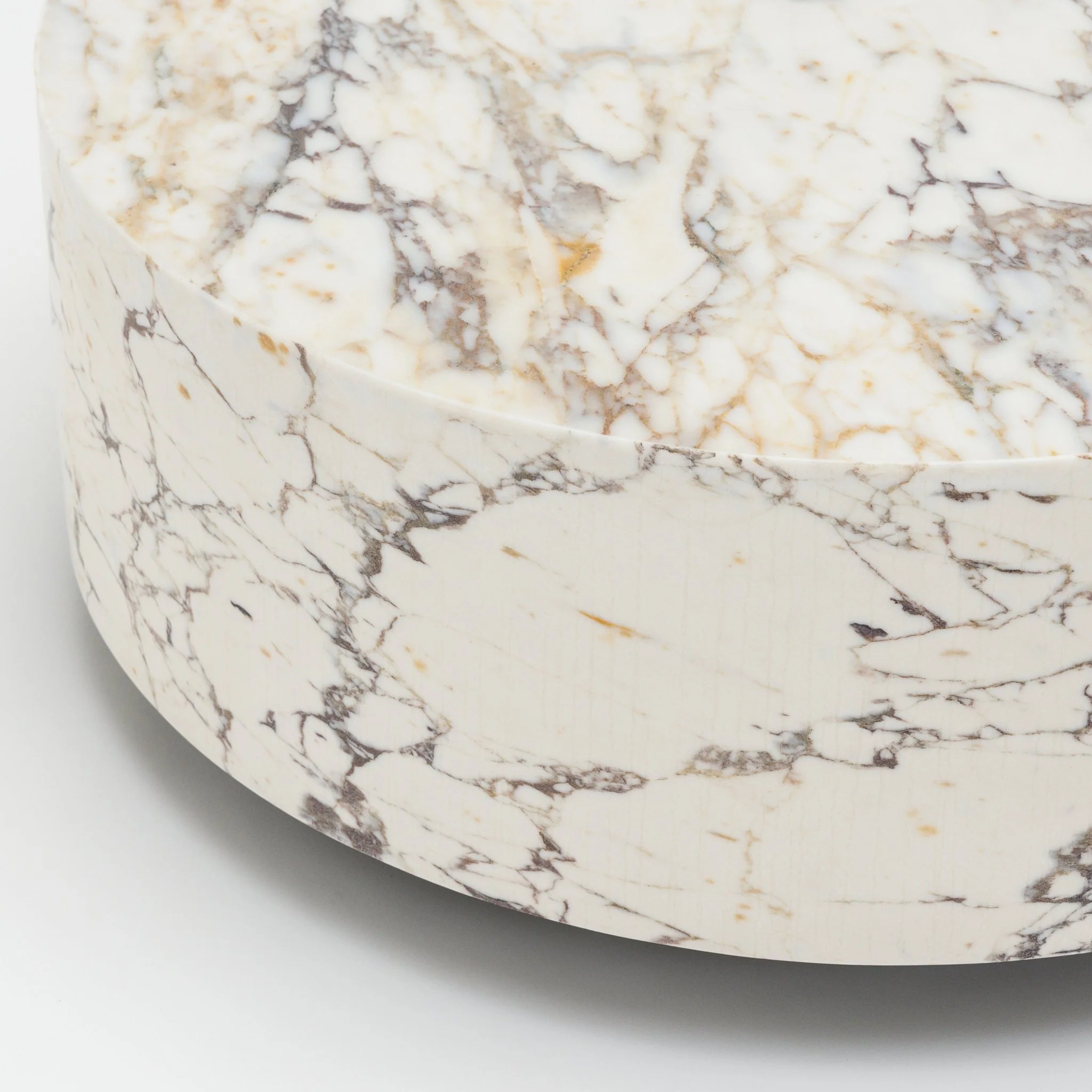 Nuba Round Coffee Table - Calacatta Viola - Image 3